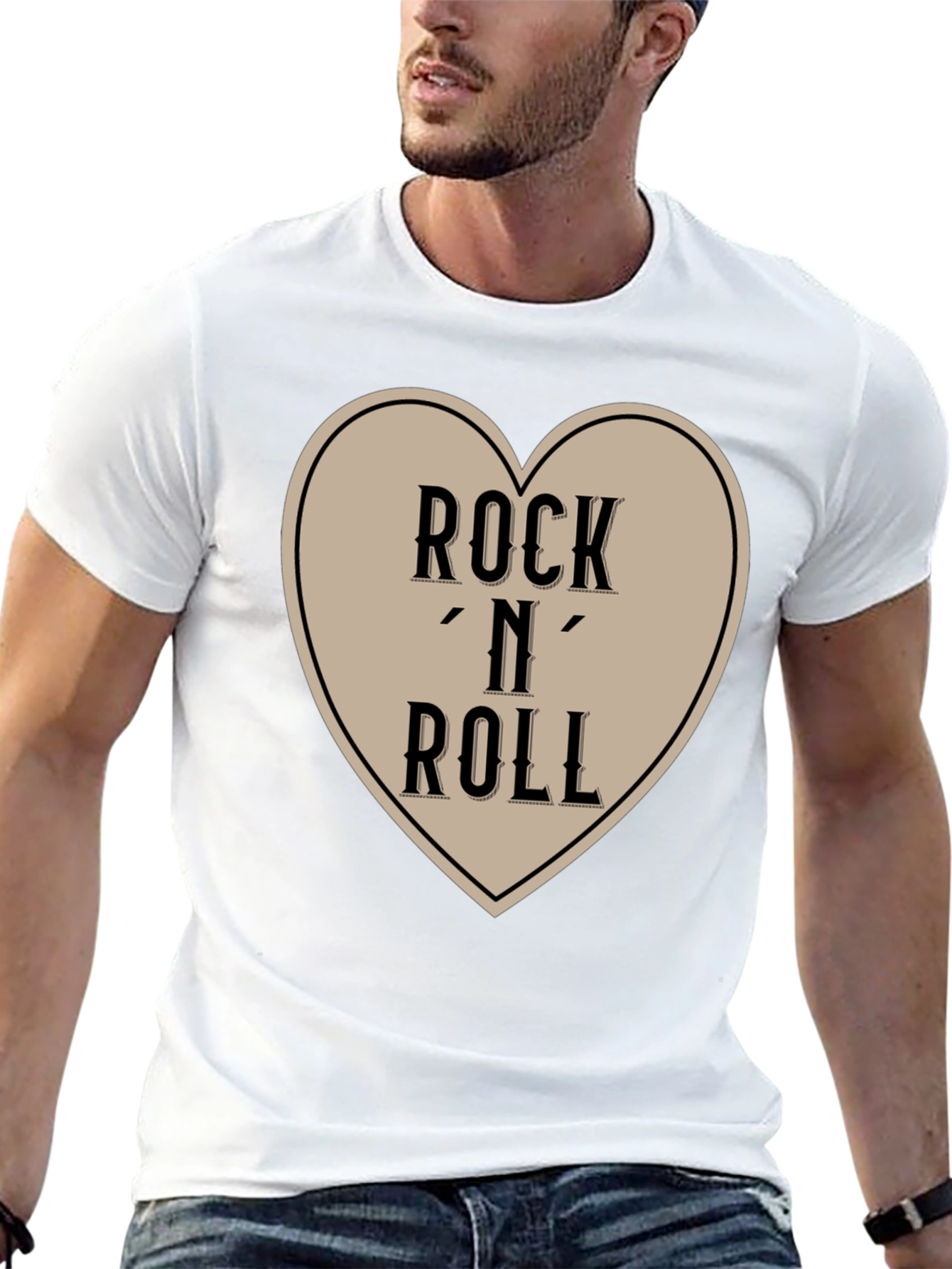 Black Rock 'N' Roll Heart Graphic Tee view 13