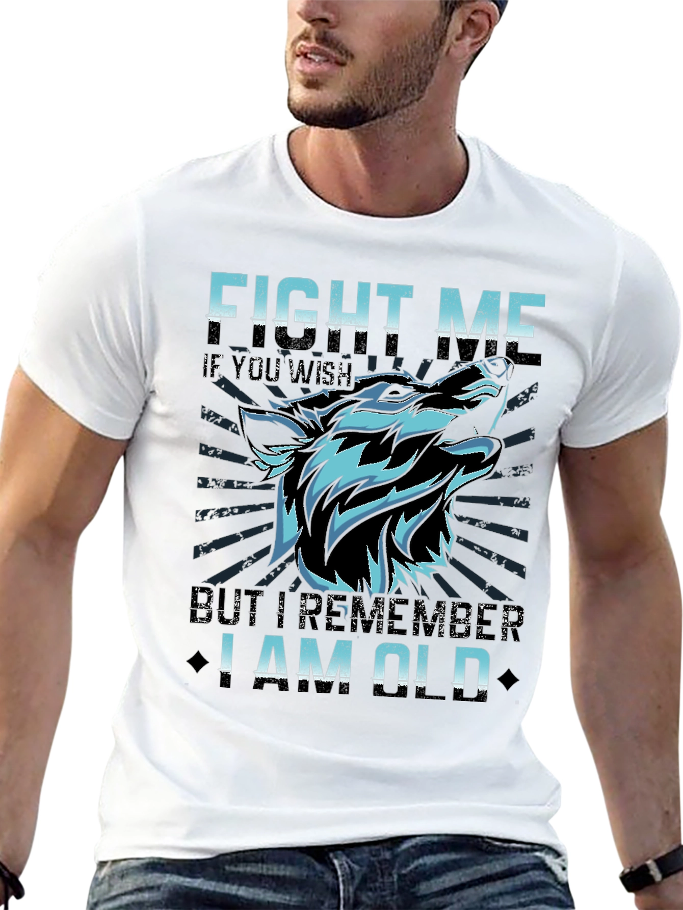Black Fight Me If You Wish T-Shirt view 13