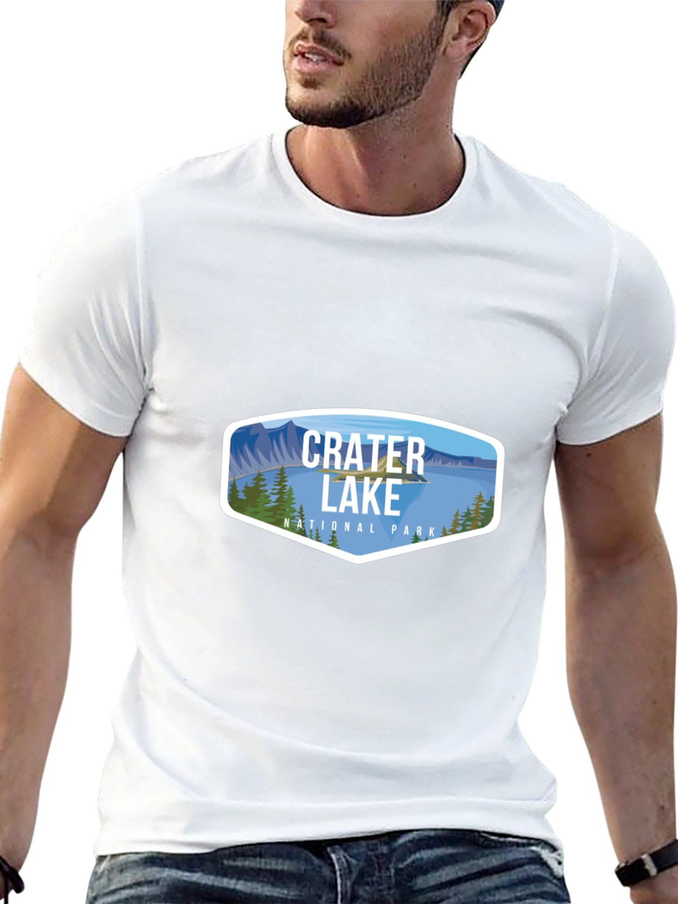 Black Crater Lake National Park T-Shirt view 13