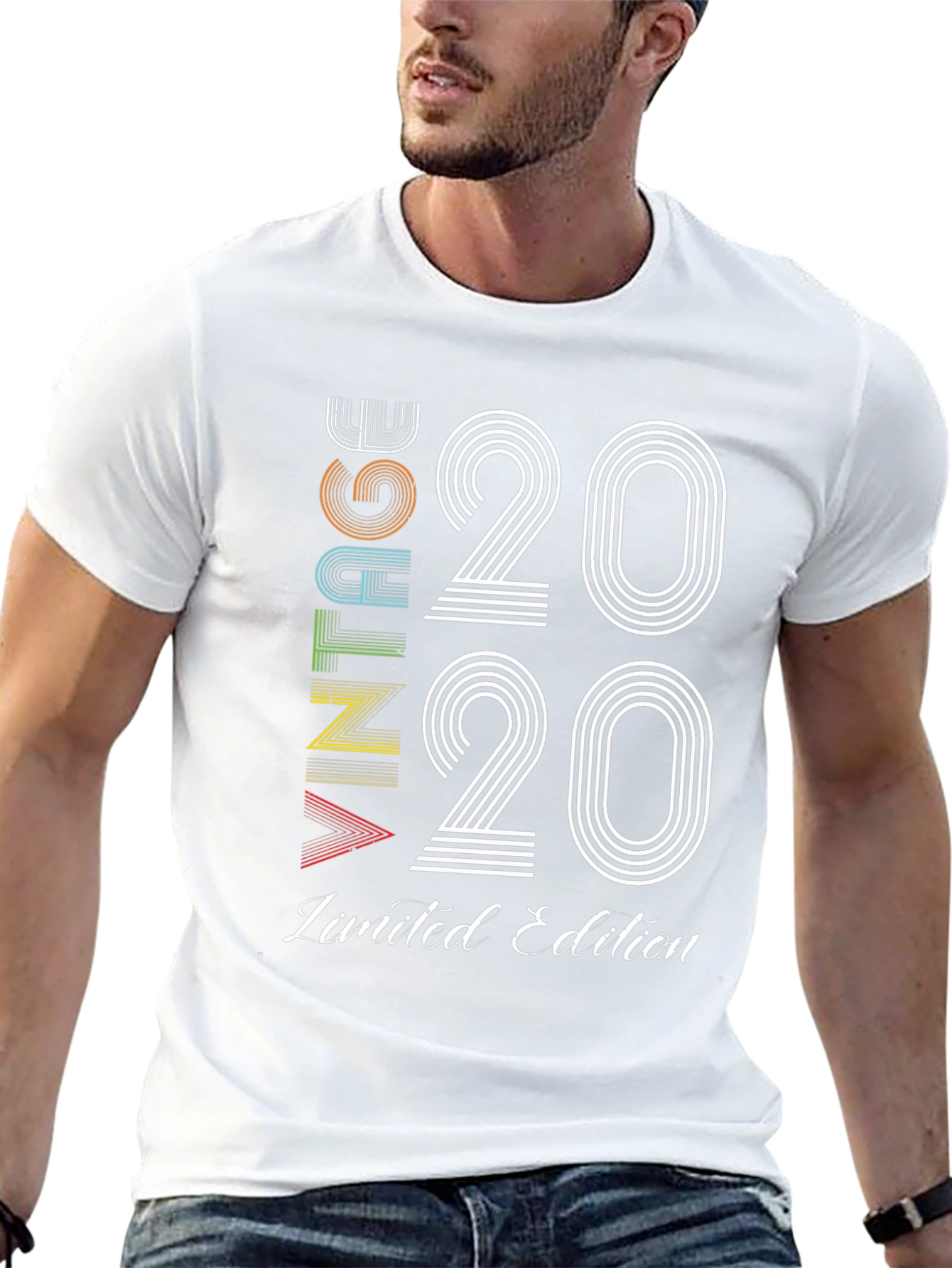 Black Vintage 2020 Limited Edition Black T-Shirt view 13