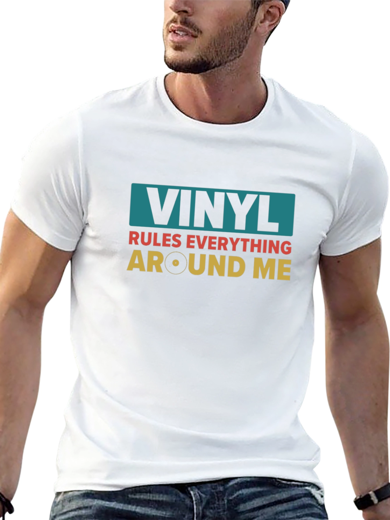 Black Vinyl Rules Everything Around Me T-Shirt view 13
