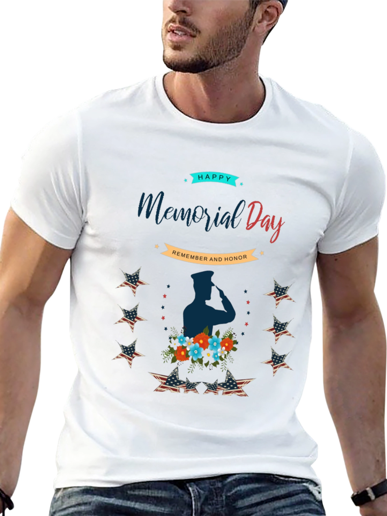 Memorial Day T-Shirt - Remember and Honor - 13