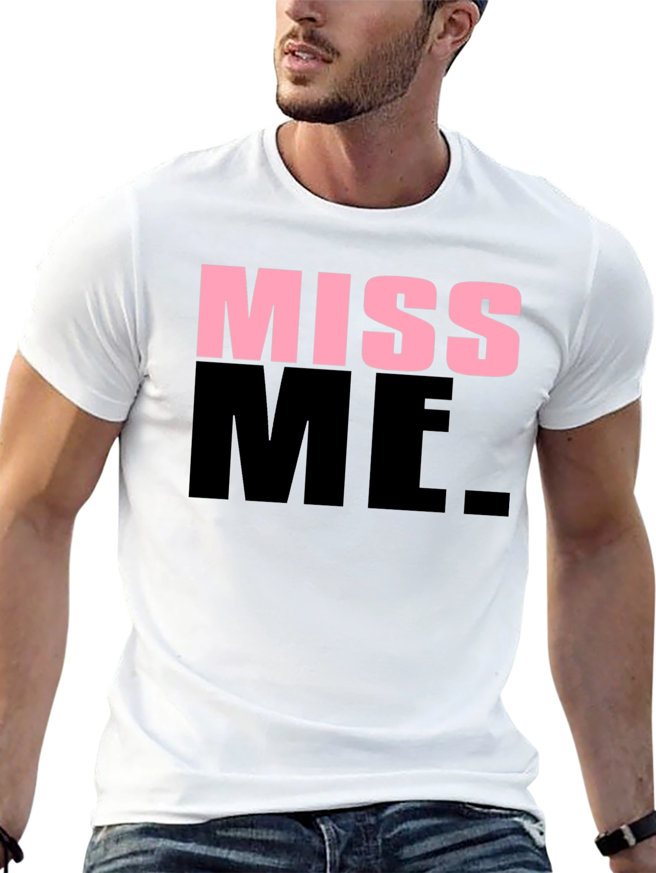 Black Miss Me Graphic T-Shirt view 13