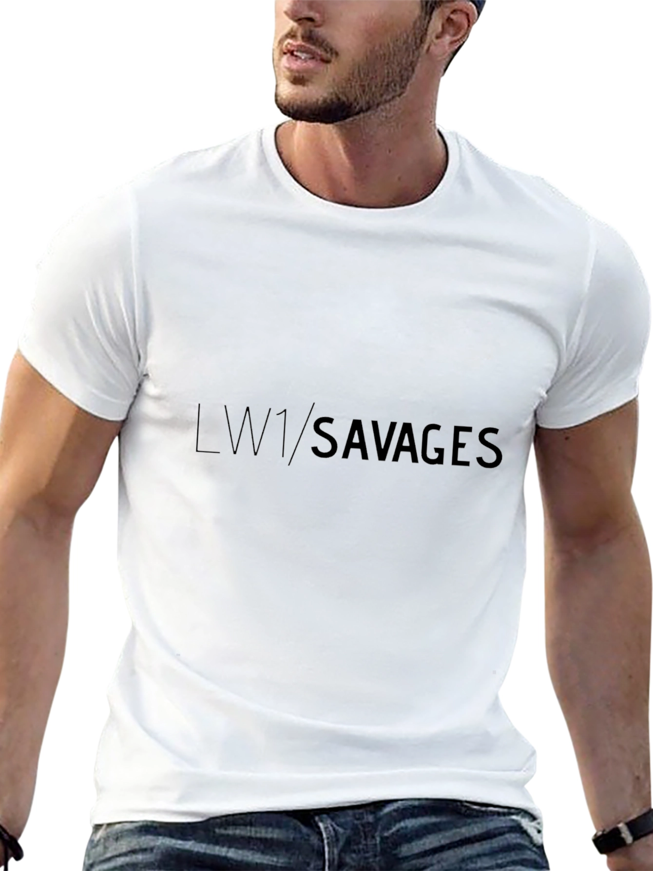 Black LW1/Savages Black Graphic Tee view 13