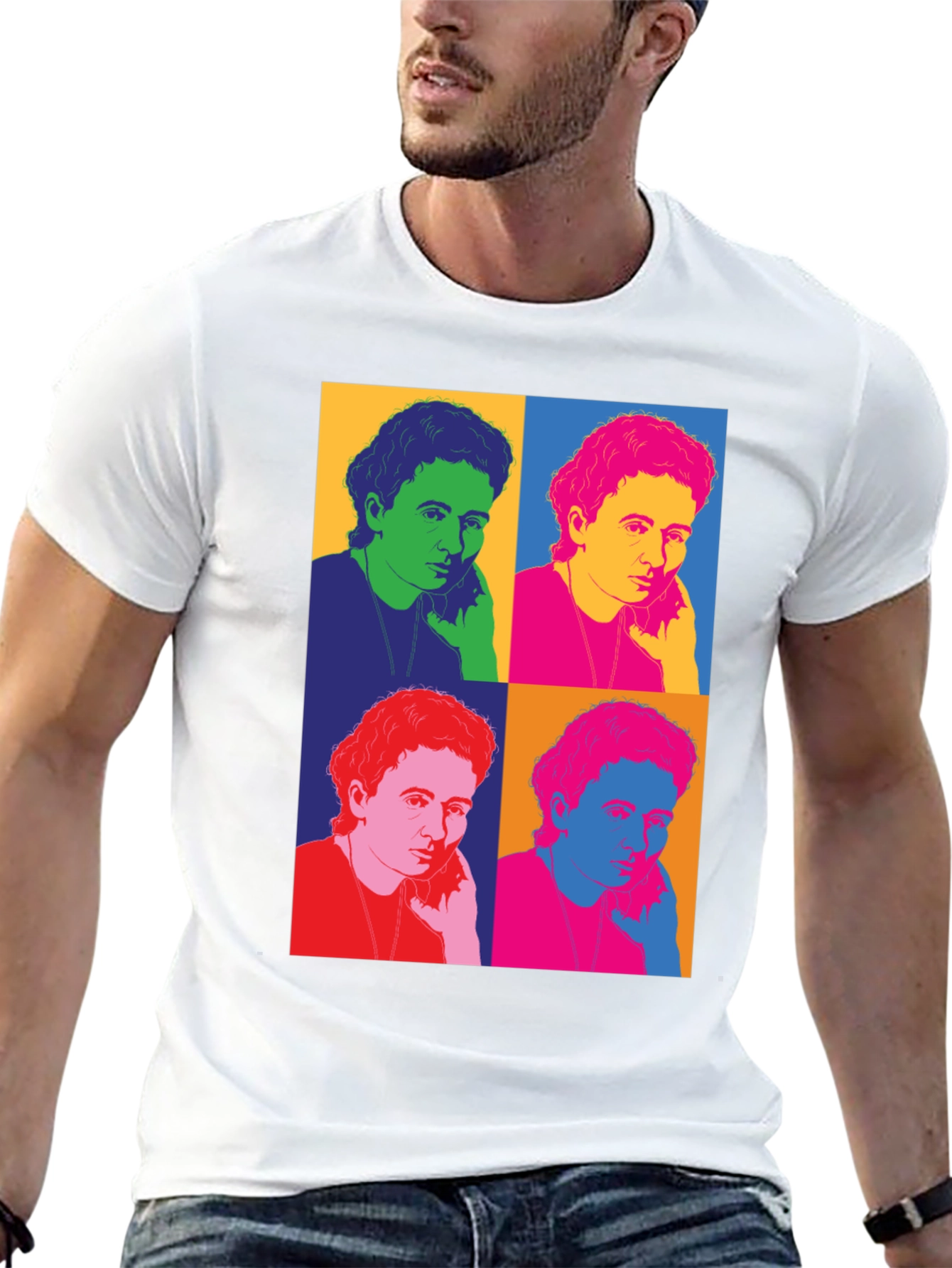 Black Pop Art T-Shirt view 13