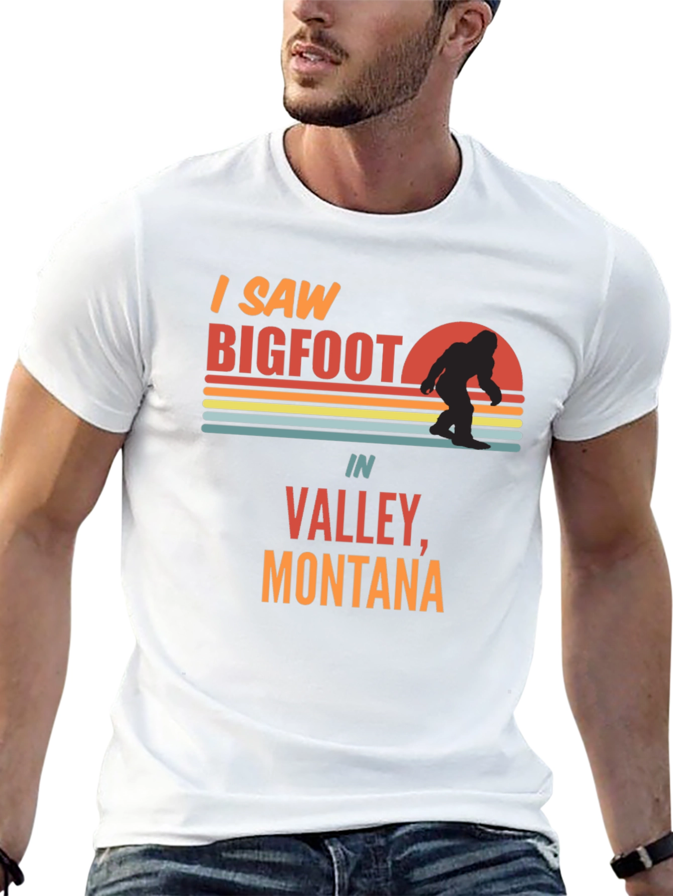 Black Bigfoot Valley Montana Tee view 13