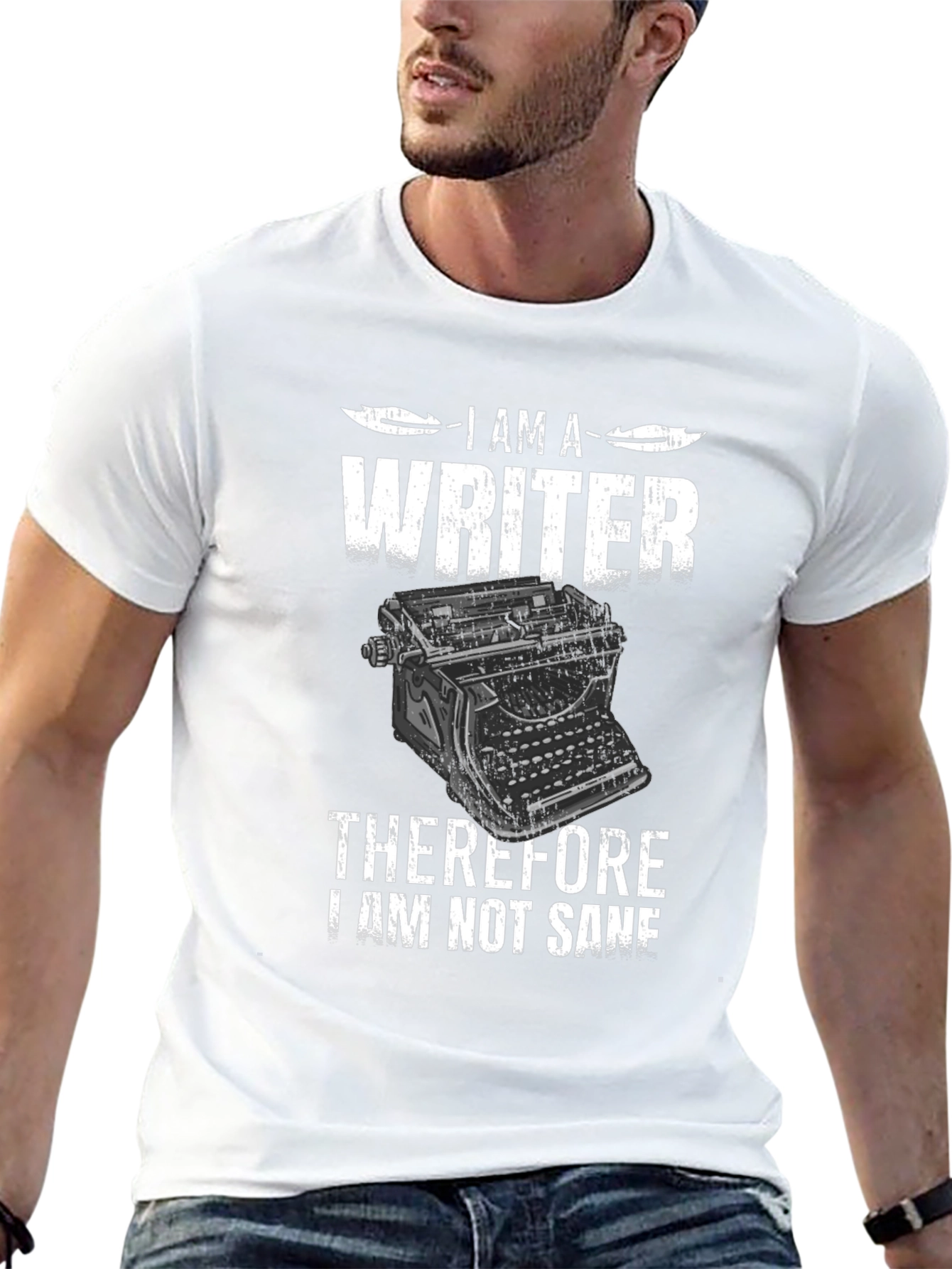 Black I am a Writer T-Shirt - Sarcastic Novelist Gift view 13