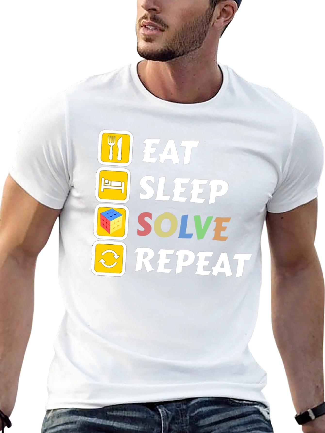 Eat Sleep Solve Repeat T-Shirt - 13