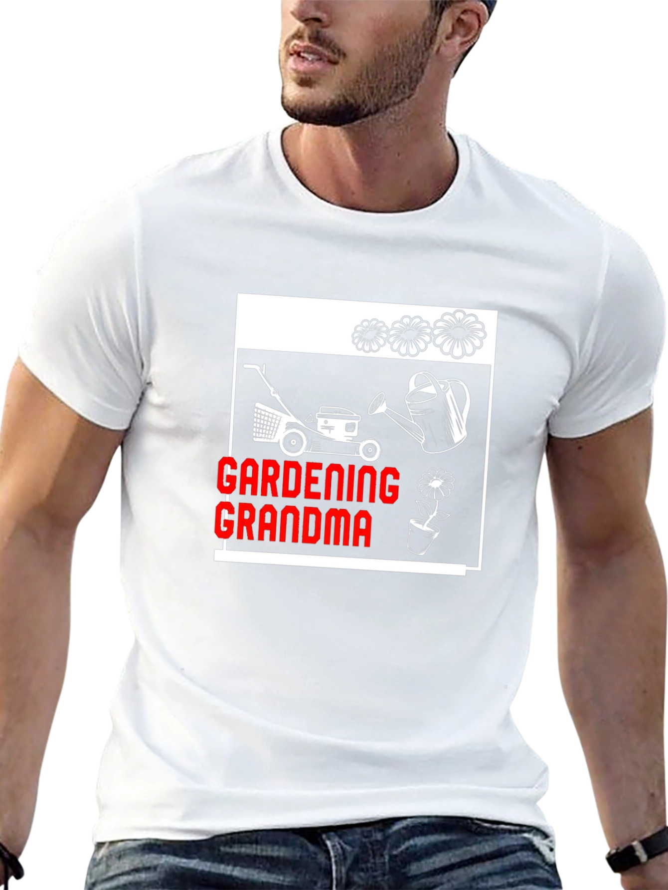 Black Gardening Grandma T-Shirt - Gardener Gift view 13