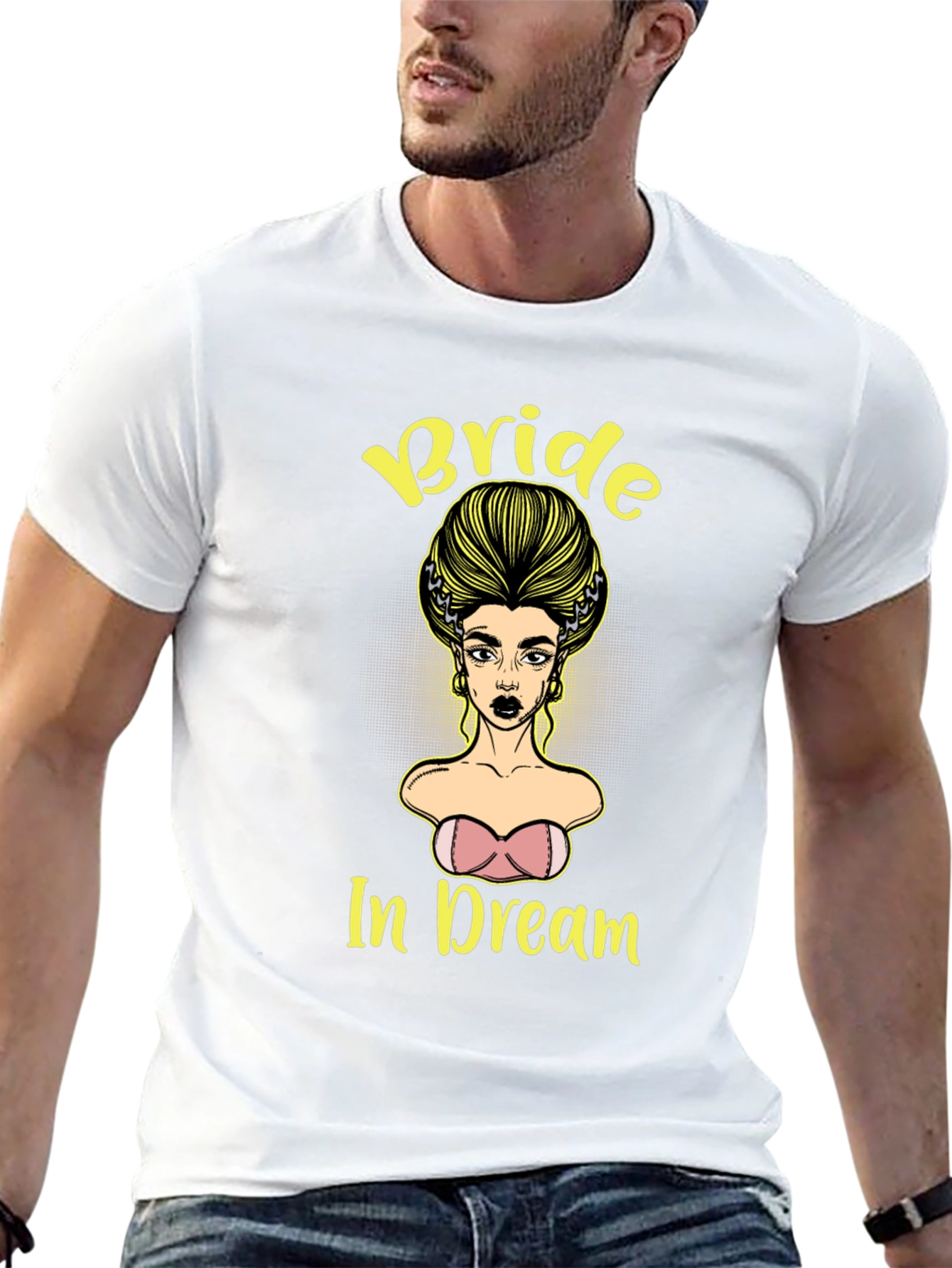 Black Bride In Dream Graphic Tee - Unique Design view 13