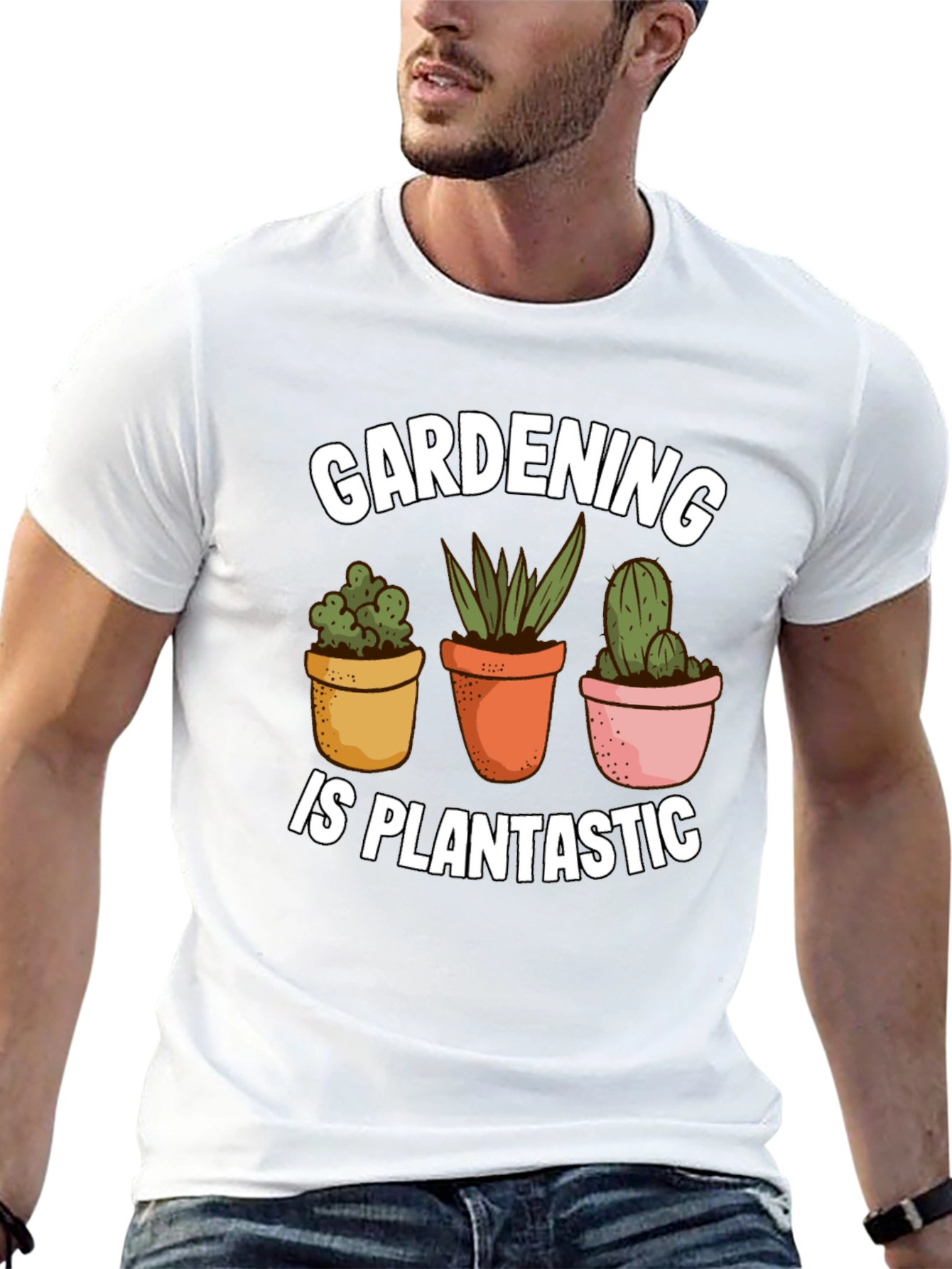 Black Gardening is Plantastic T-Shirt view 13
