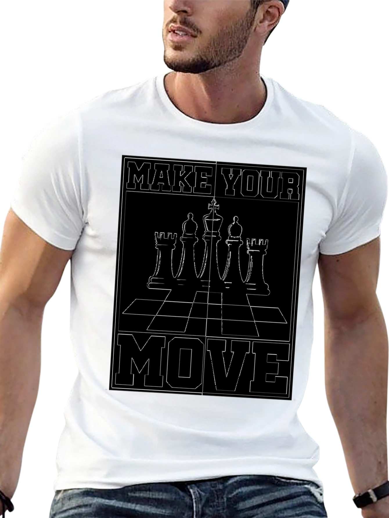 Make Your Move Chess Graphic Tee - 13