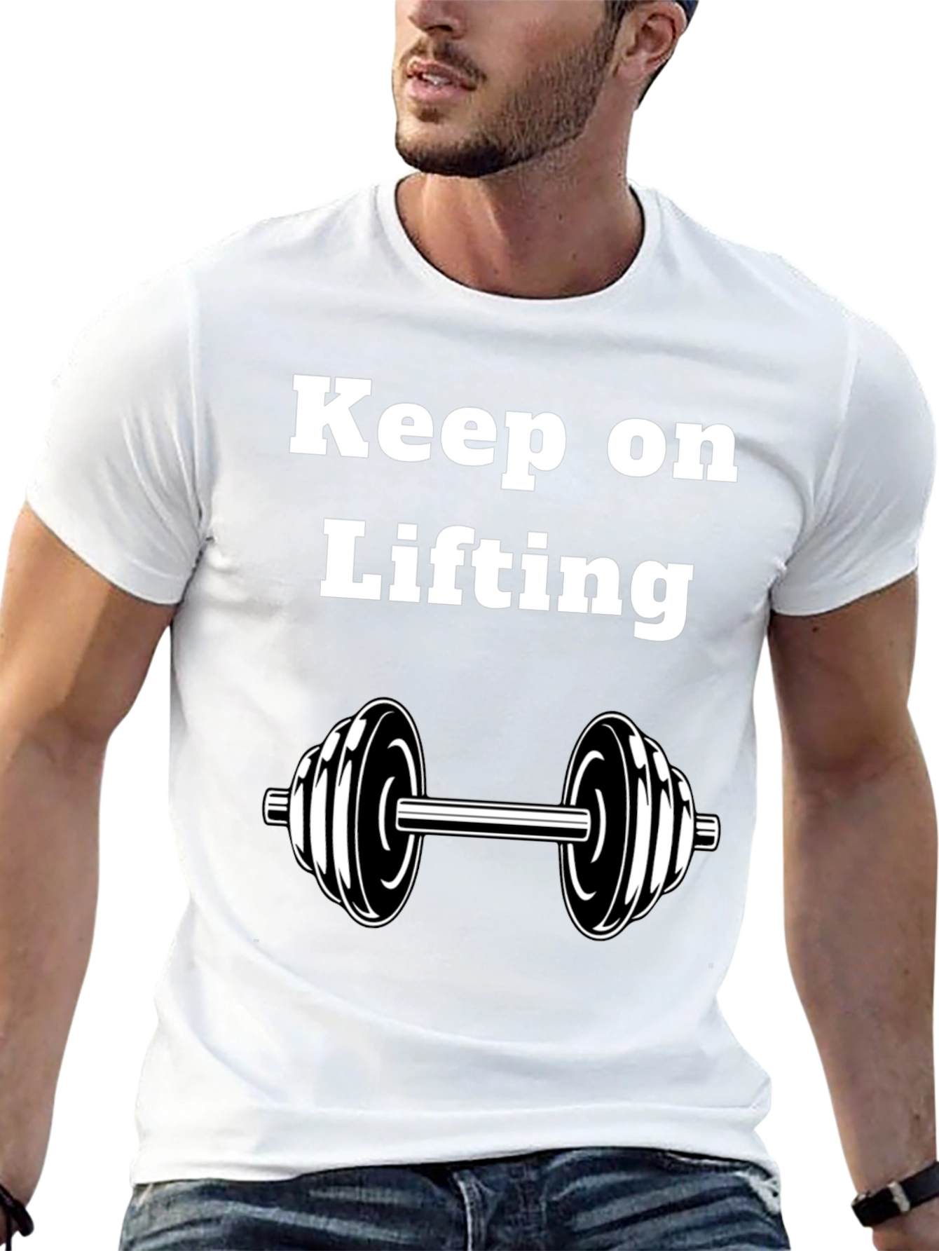 Black Keep On Lifting T-Shirt view 13