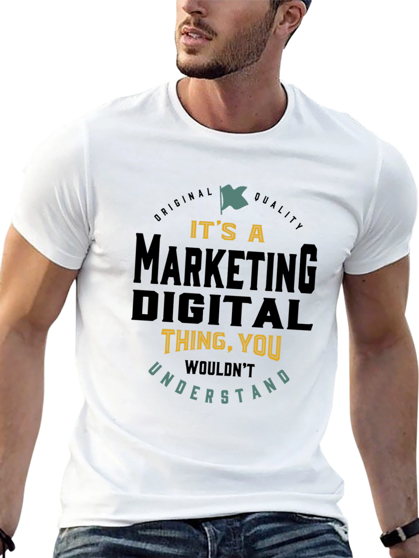 Black Marketing Digital Thing You Wouldn't Understand T-Shirt view 13