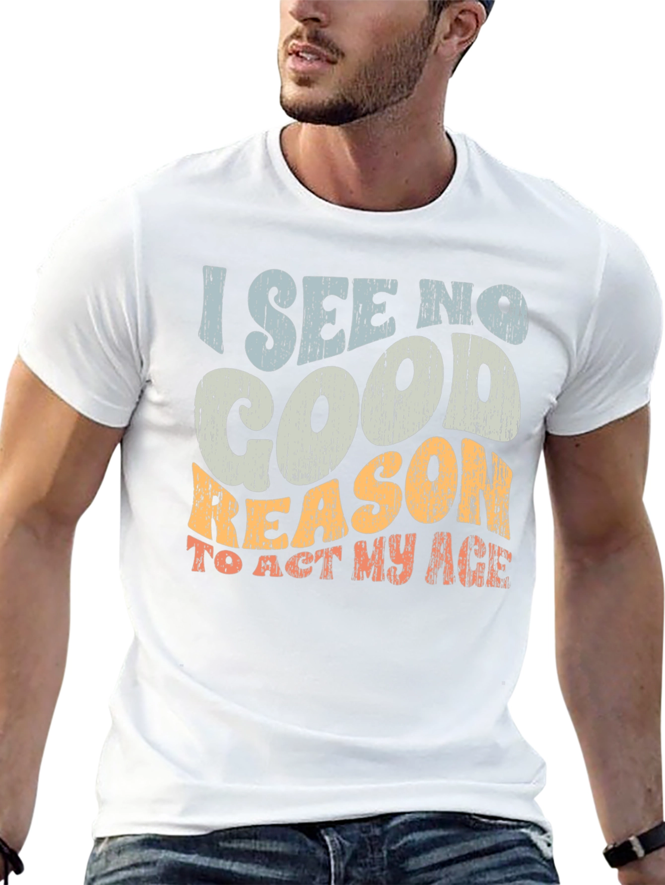Black Funny Graphic T-Shirt - I See No Good Reason view 13