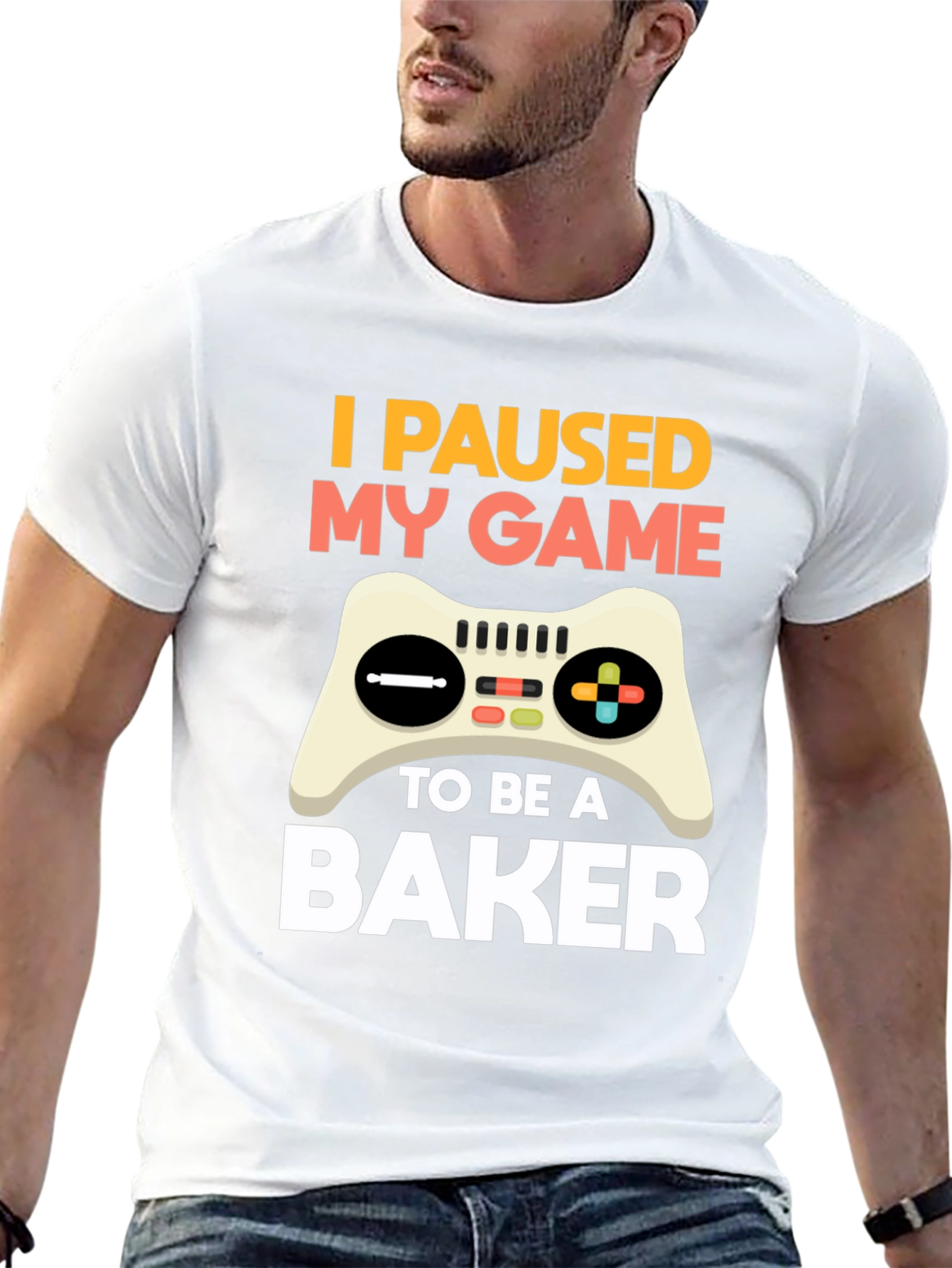 Black I Paused My Game to Be a Baker T-Shirt view 13
