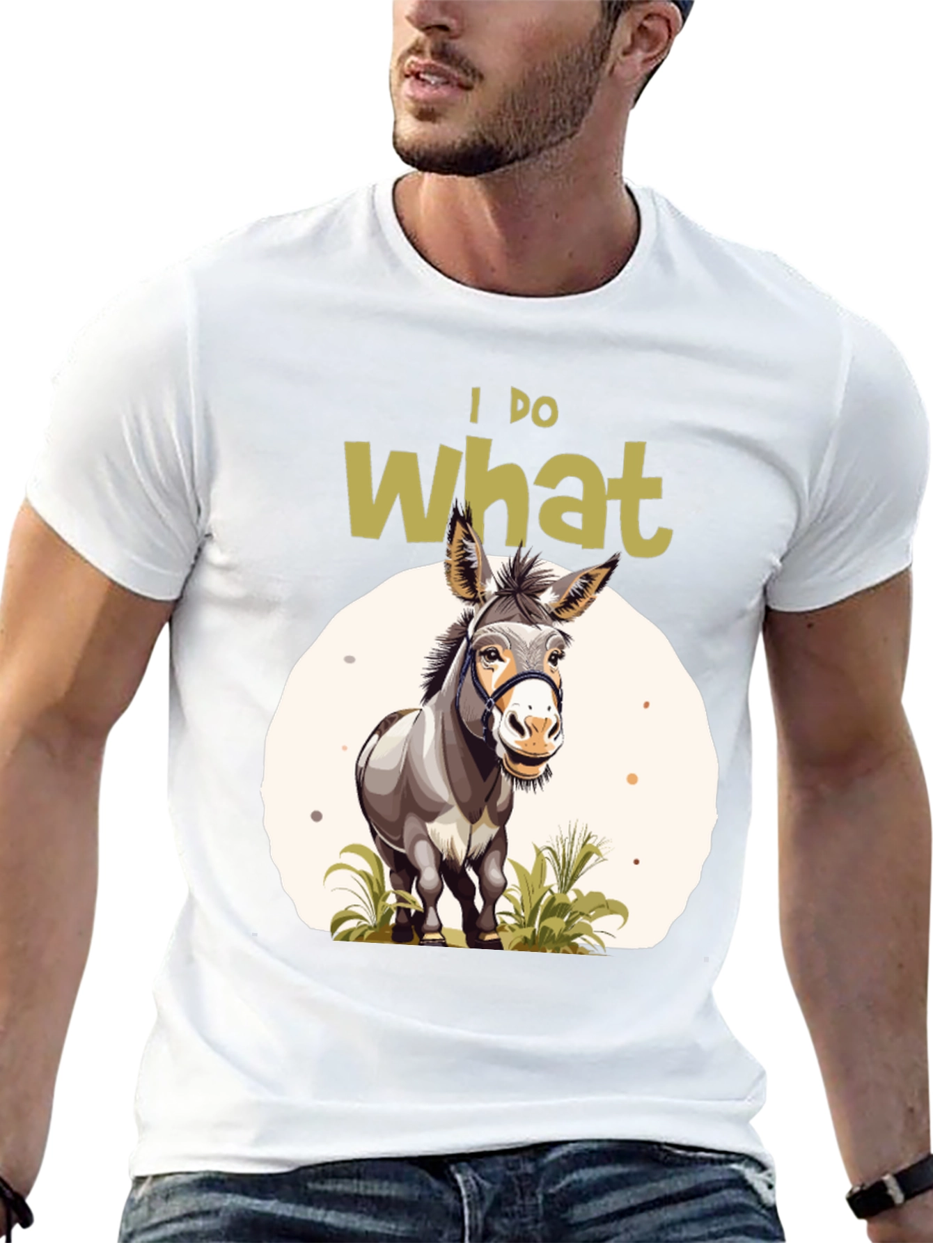 Black I DO What I Want Donkey T-Shirt view 13