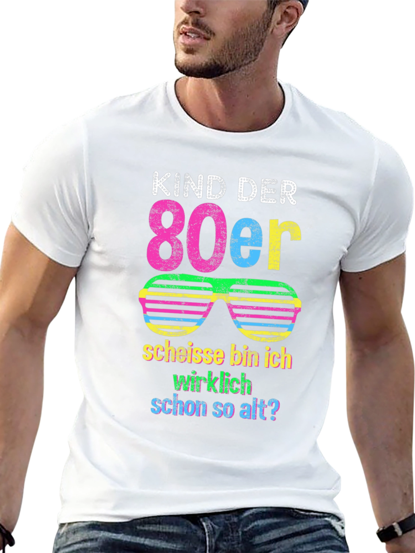 Black Kind der 80er T-Shirt - Retro 80s Design view 13