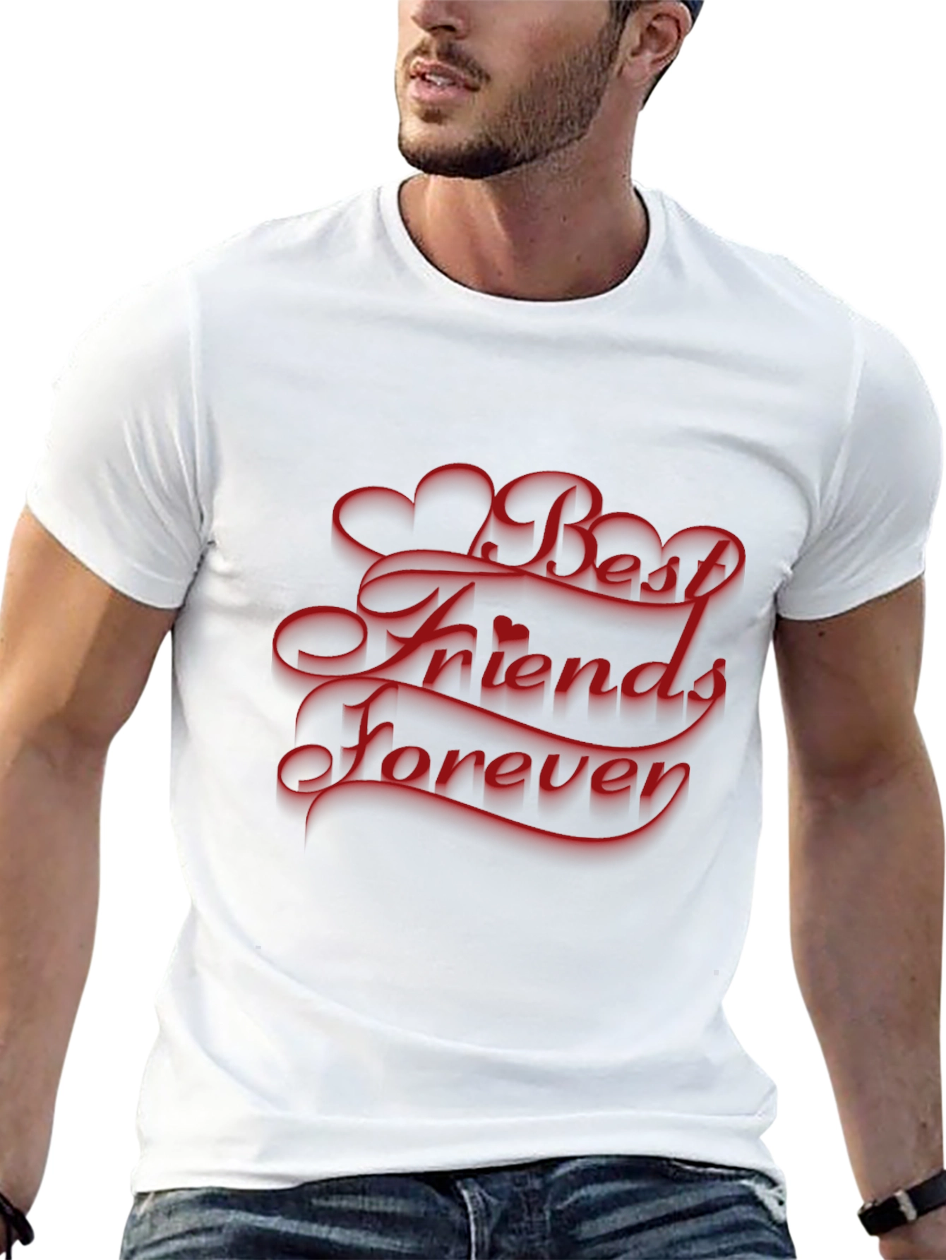 Black Best Friends Forever Black T-Shirt view 13
