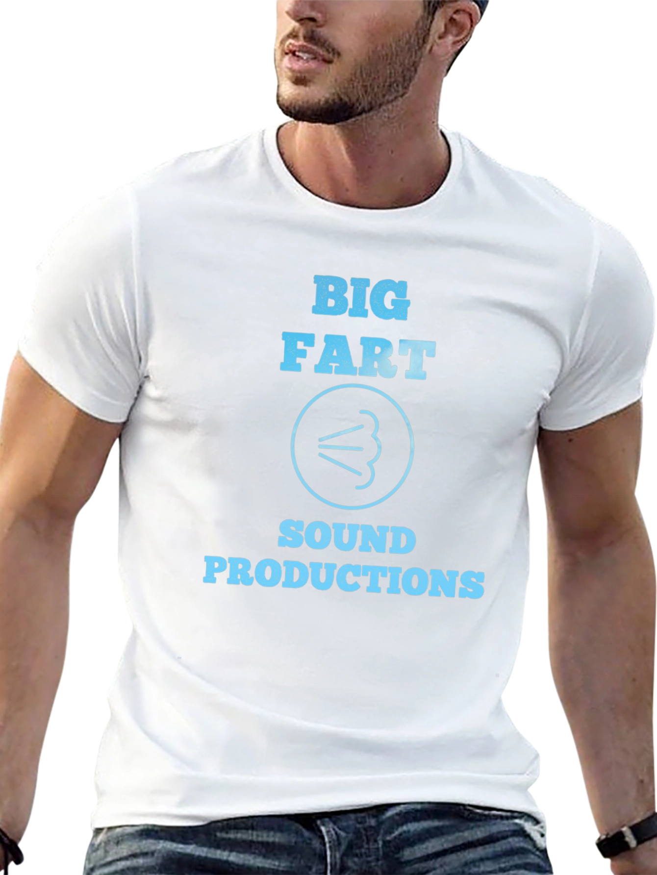 Black Big Fart Sound Productions T-Shirt - Black view 13