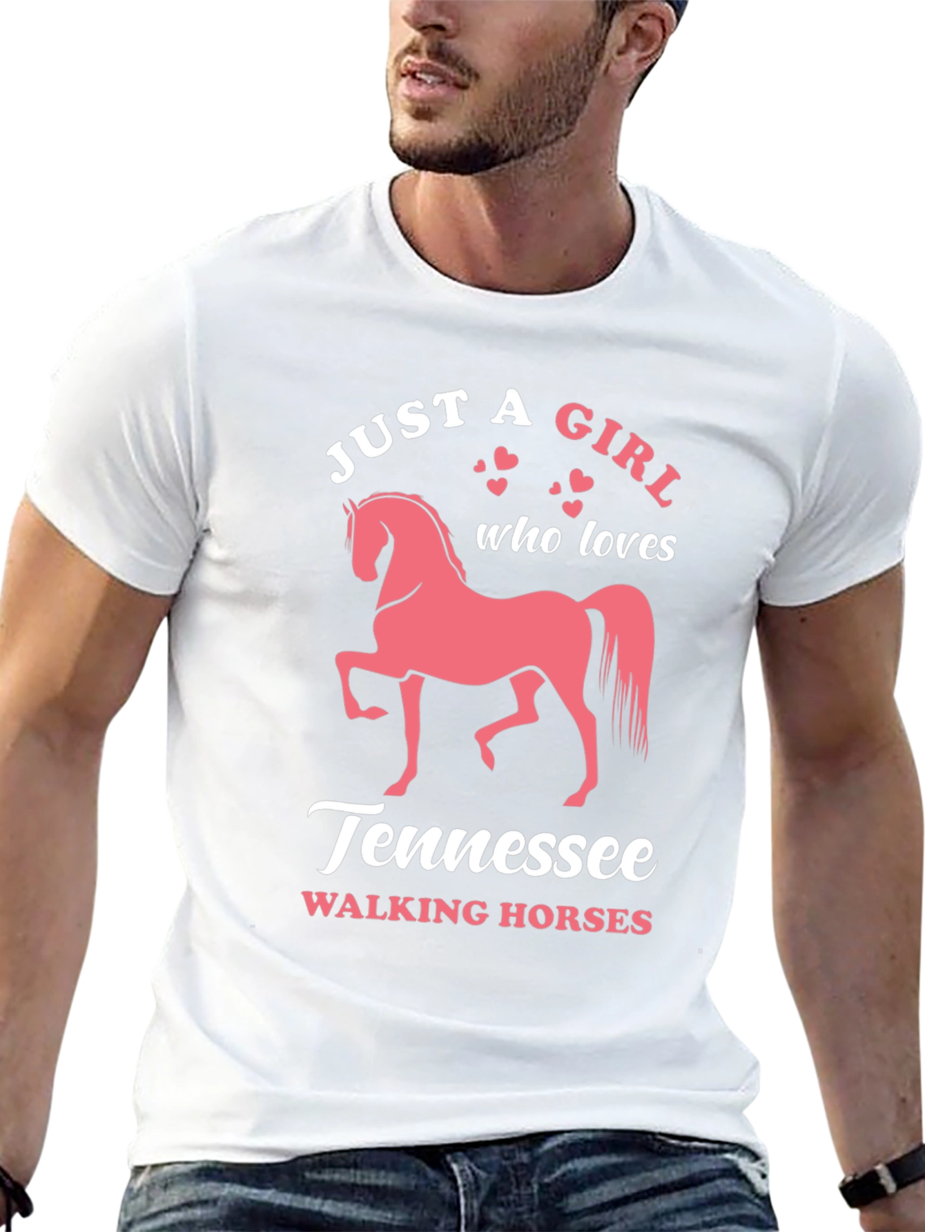 Black Tennessee Walking Horse Graphic T-Shirt view 13