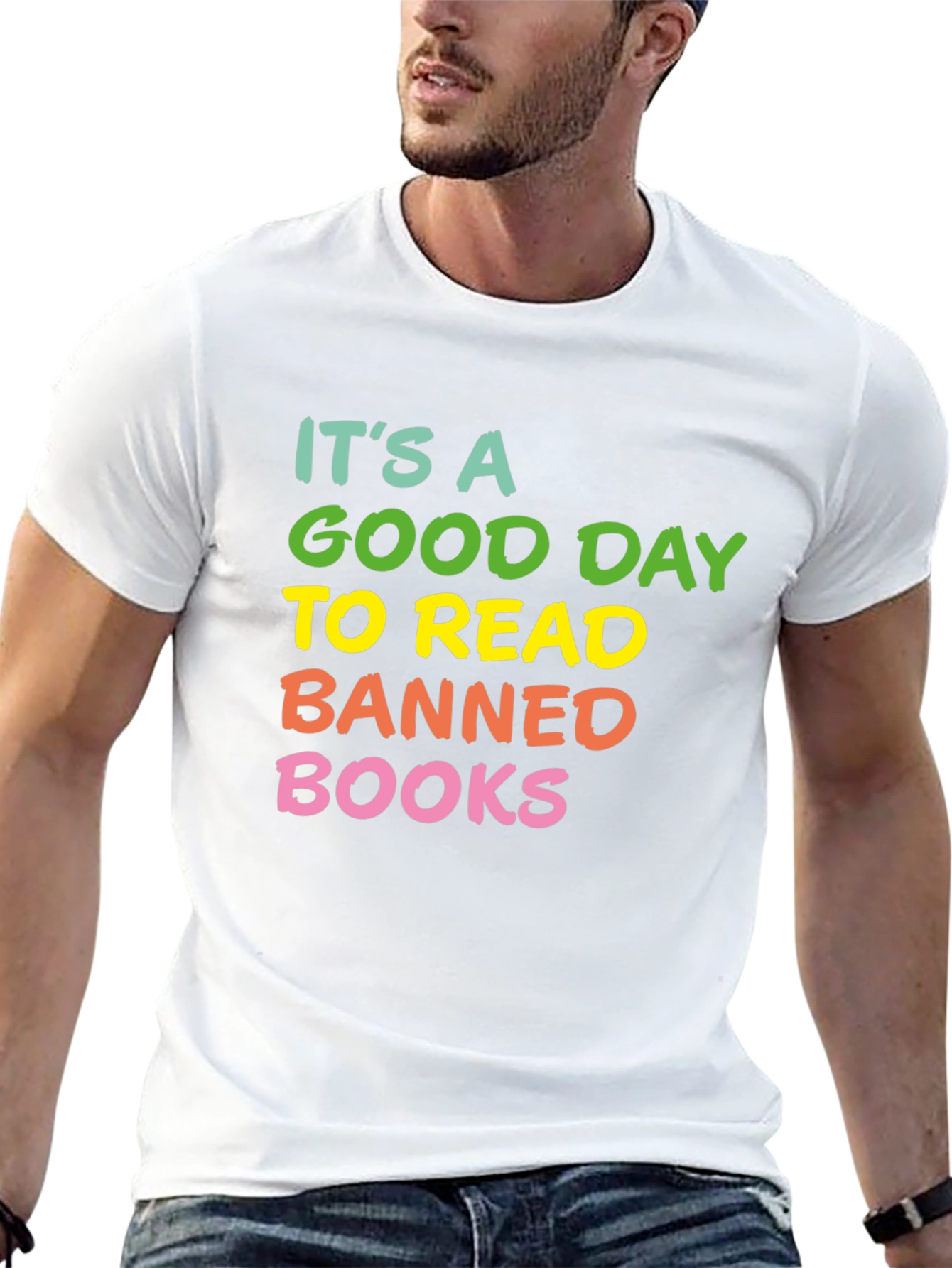 Black Banned Books T-Shirt - Read Banned Books view 13