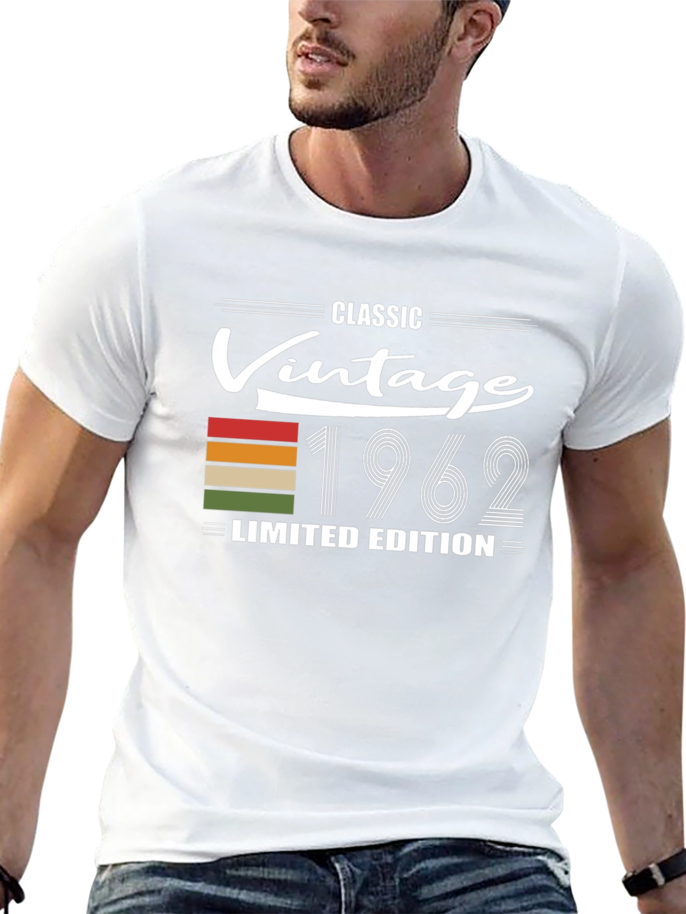 Black Classic Vintage 1962 Limited Edition T-Shirt view 13