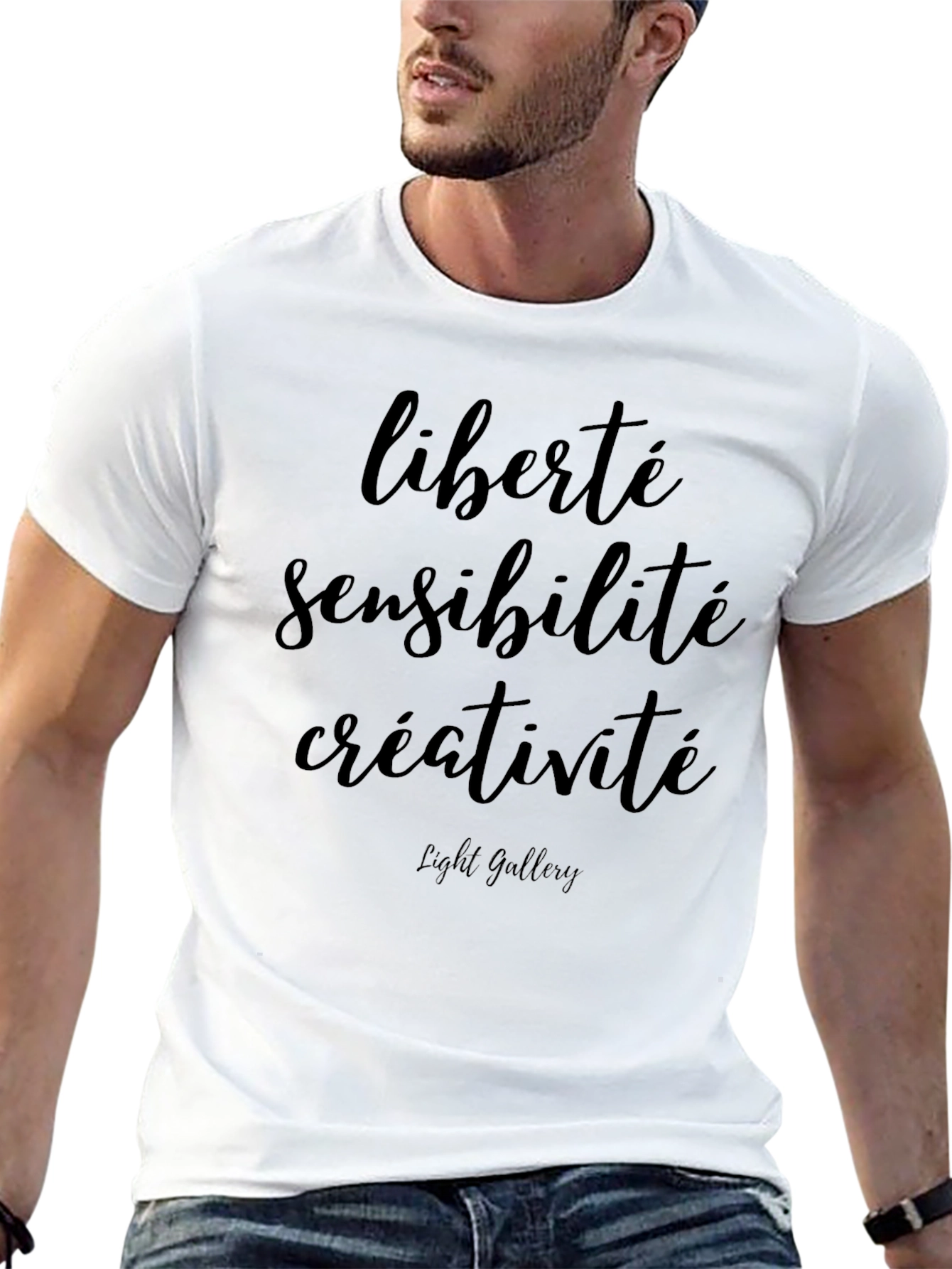 Black Liberté Sensibilité Créativité Black T-Shirt view 13