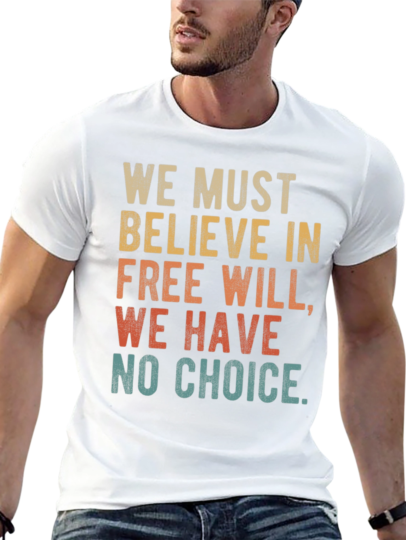 Black Free Will T-Shirt - We Must Believe Tee view 13