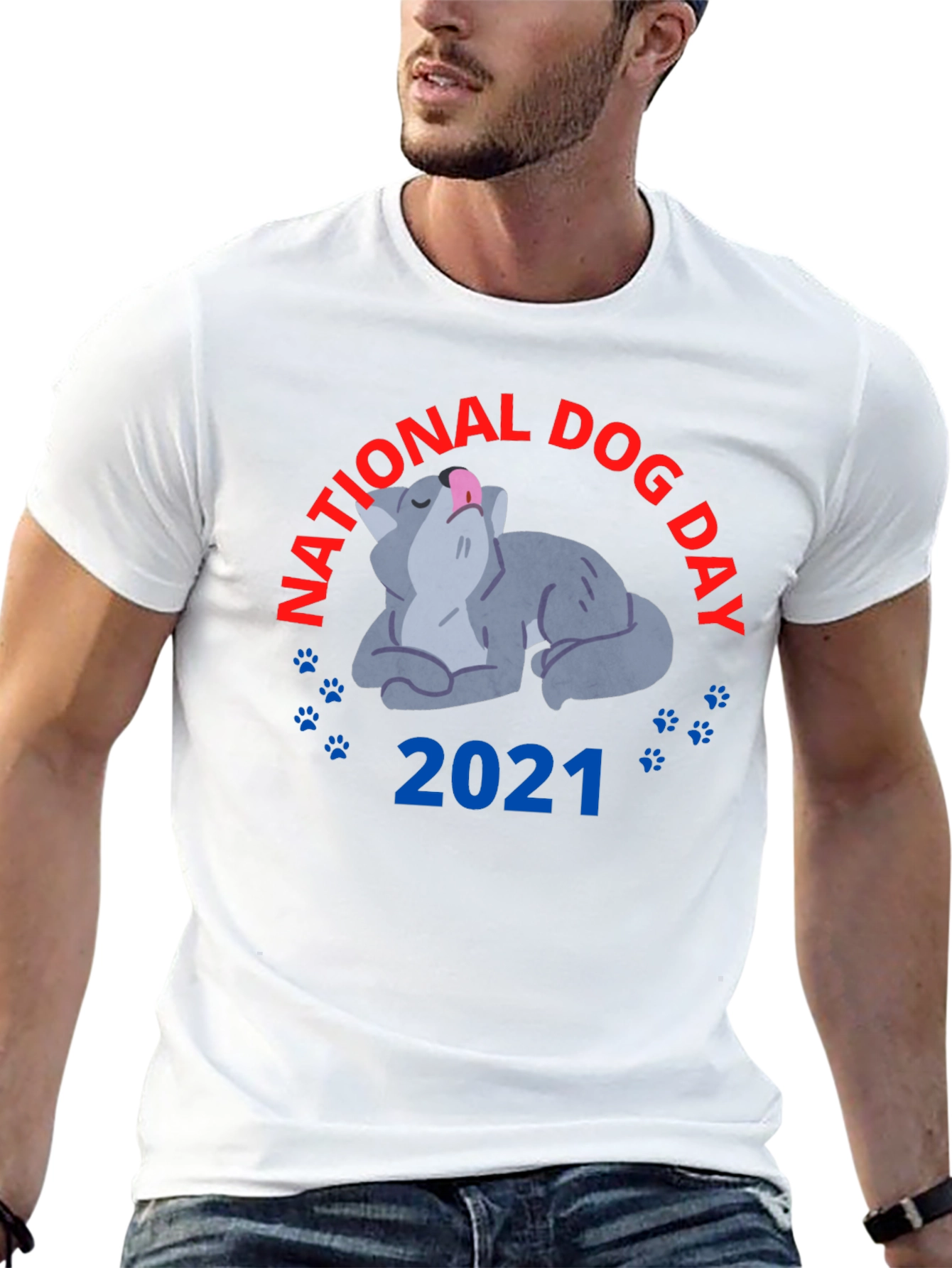 Black National Dog Day 2021 T-Shirt view 13