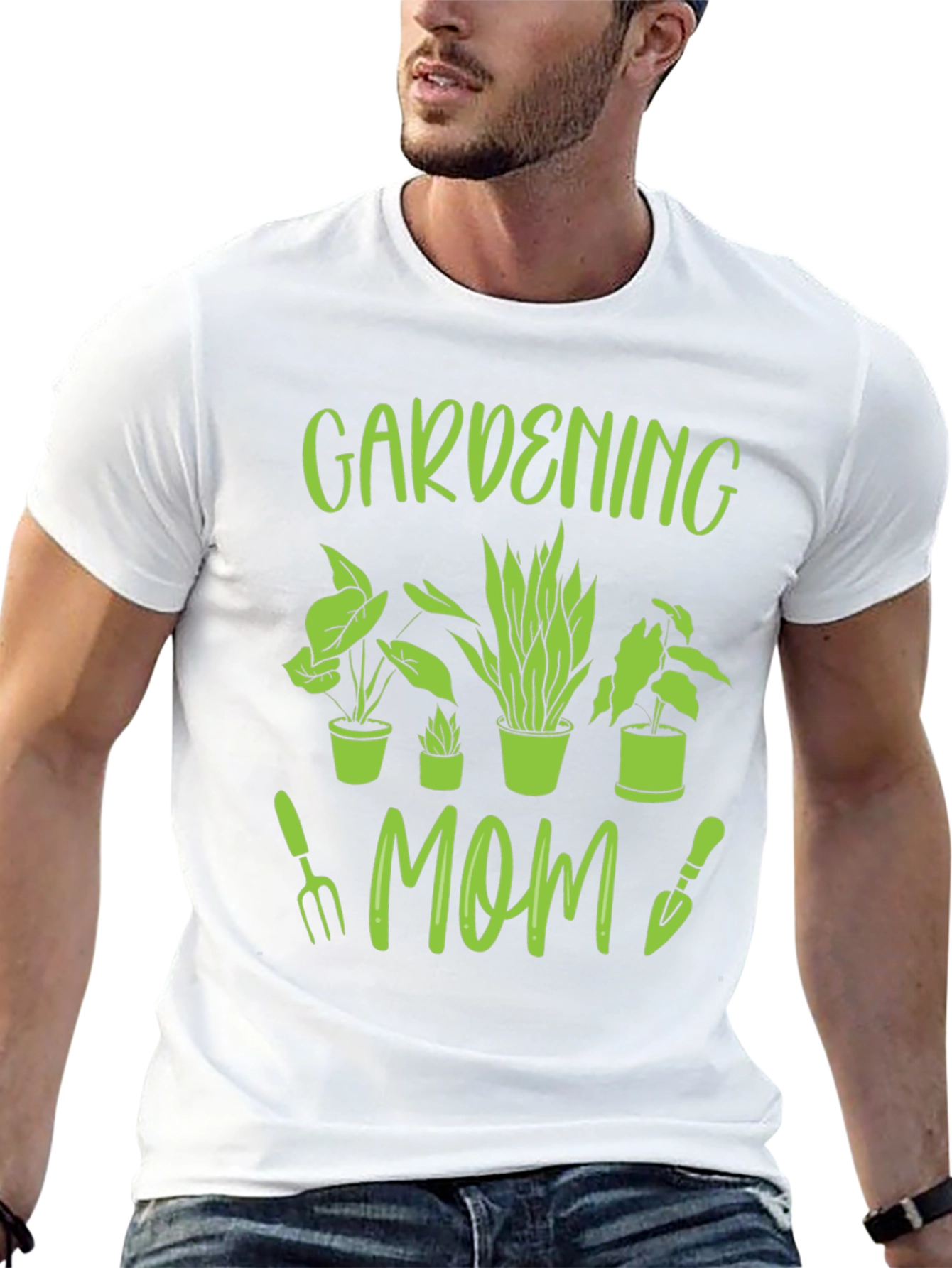 Black Gardening Mom T-Shirt - Plant Lover Apparel view 13