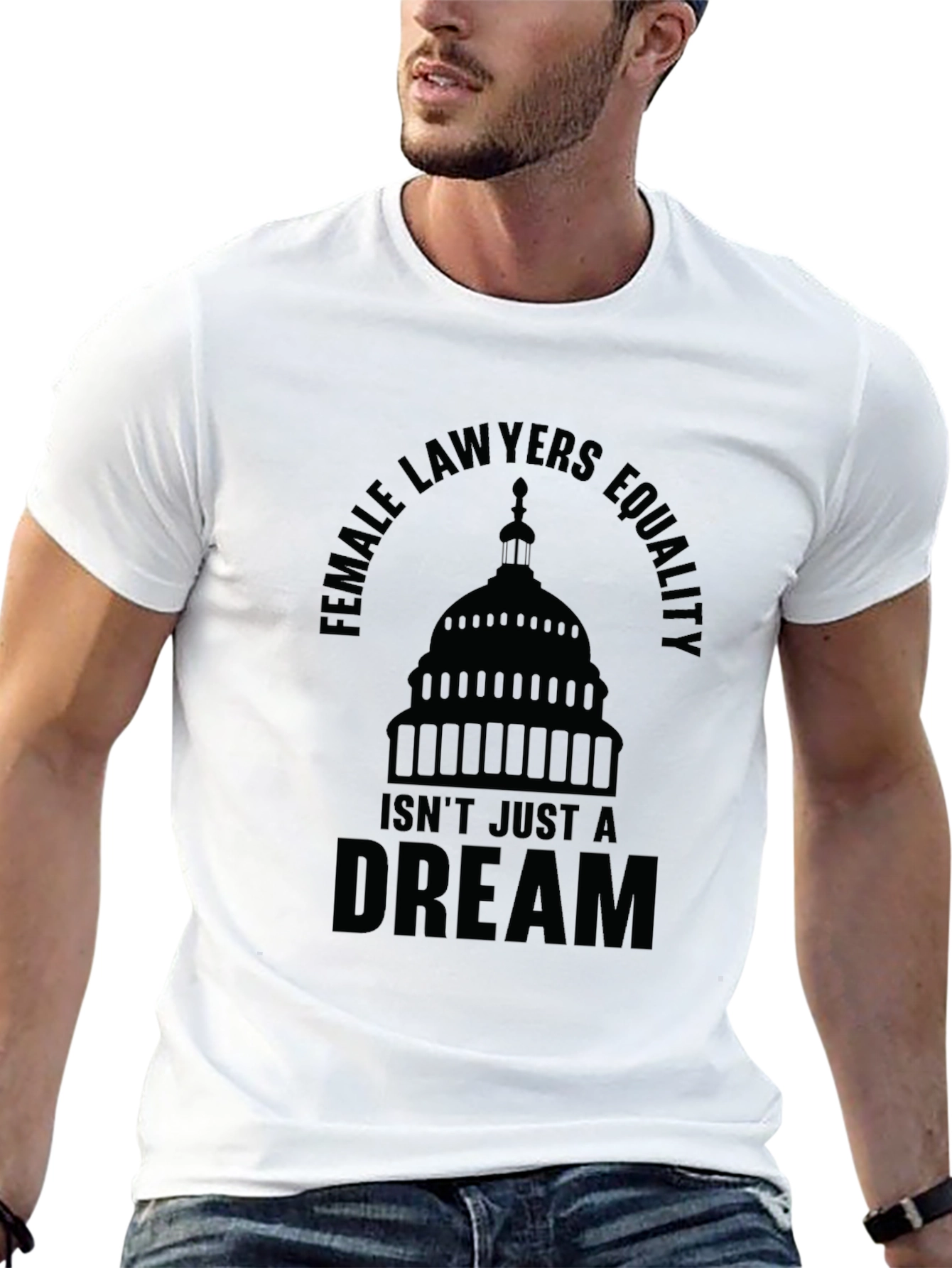 Black Female Lawyers Equality Dream T-Shirt view 13