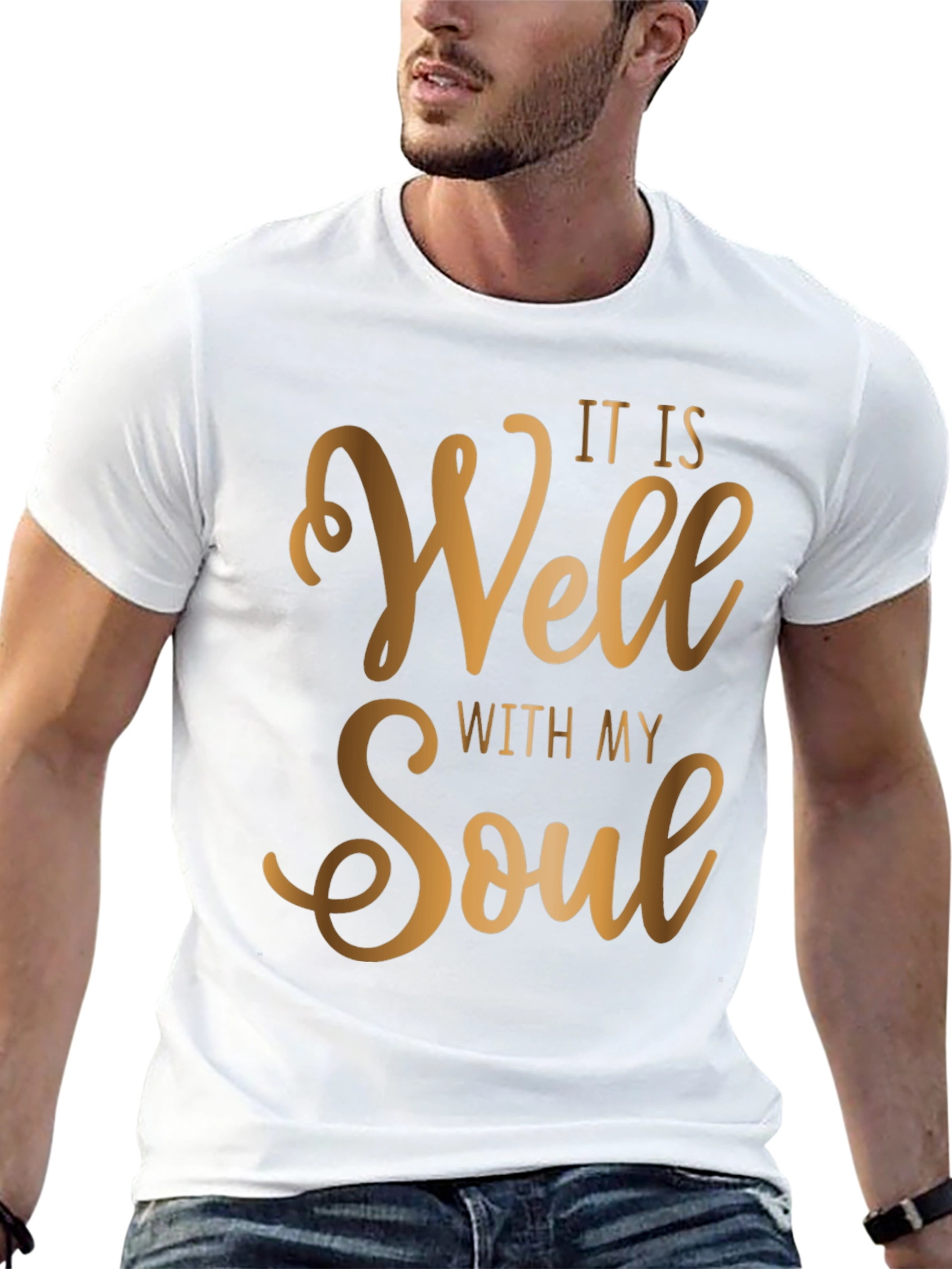 Black It is Well With My Soul T-Shirt view 13