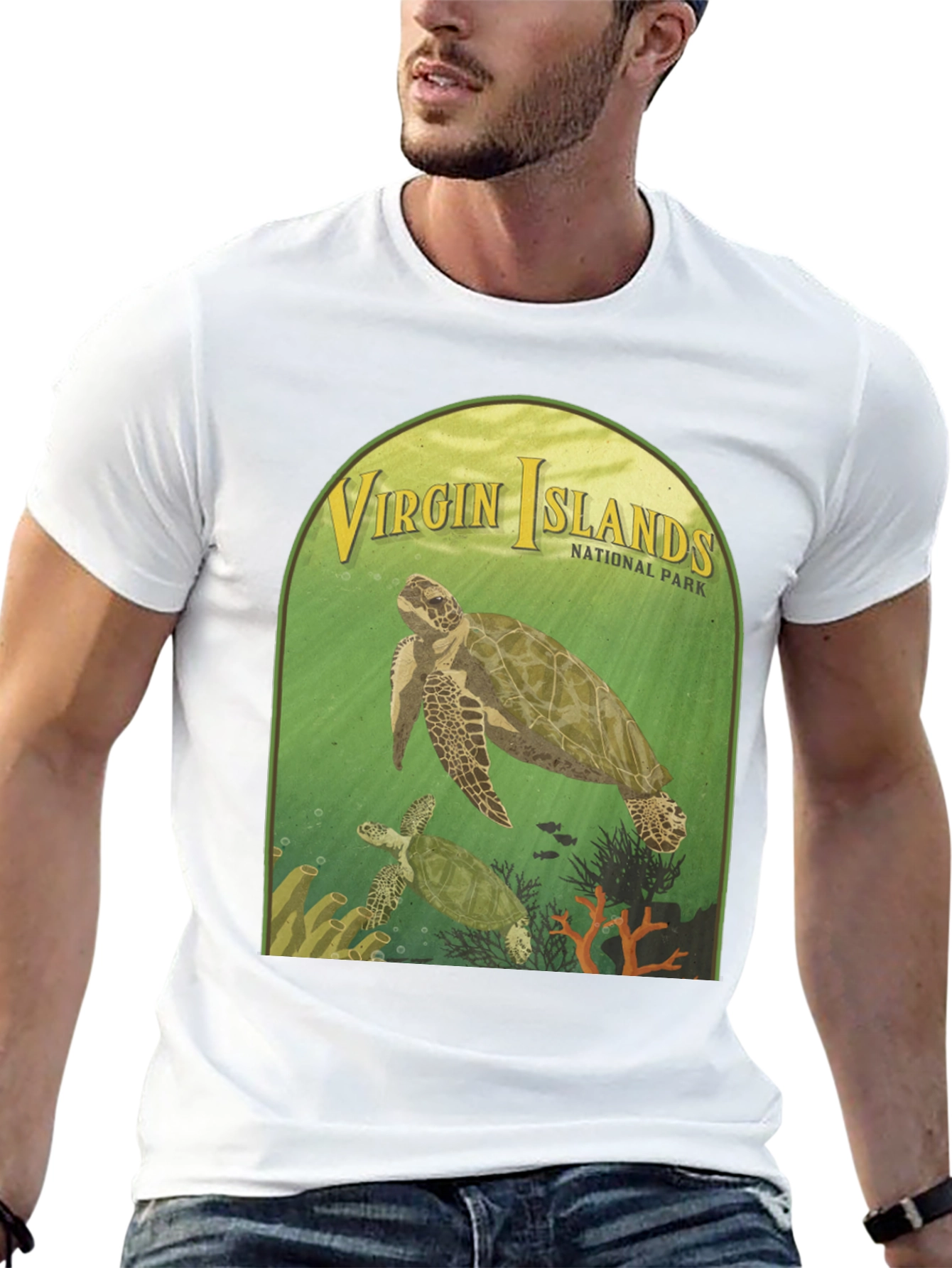 Virgin Islands National Park Turtle T-Shirt - 13