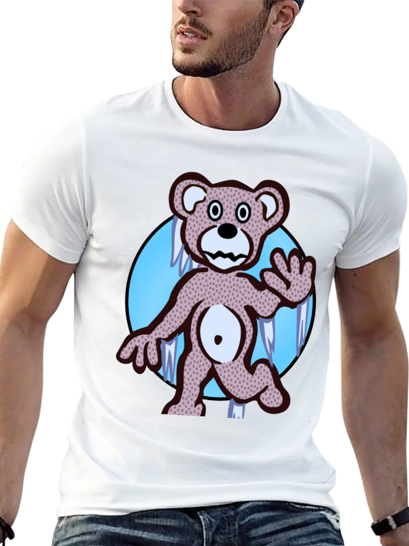 Black Dancing Bear Graphic Tee - Grateful Dead Inspired view 13