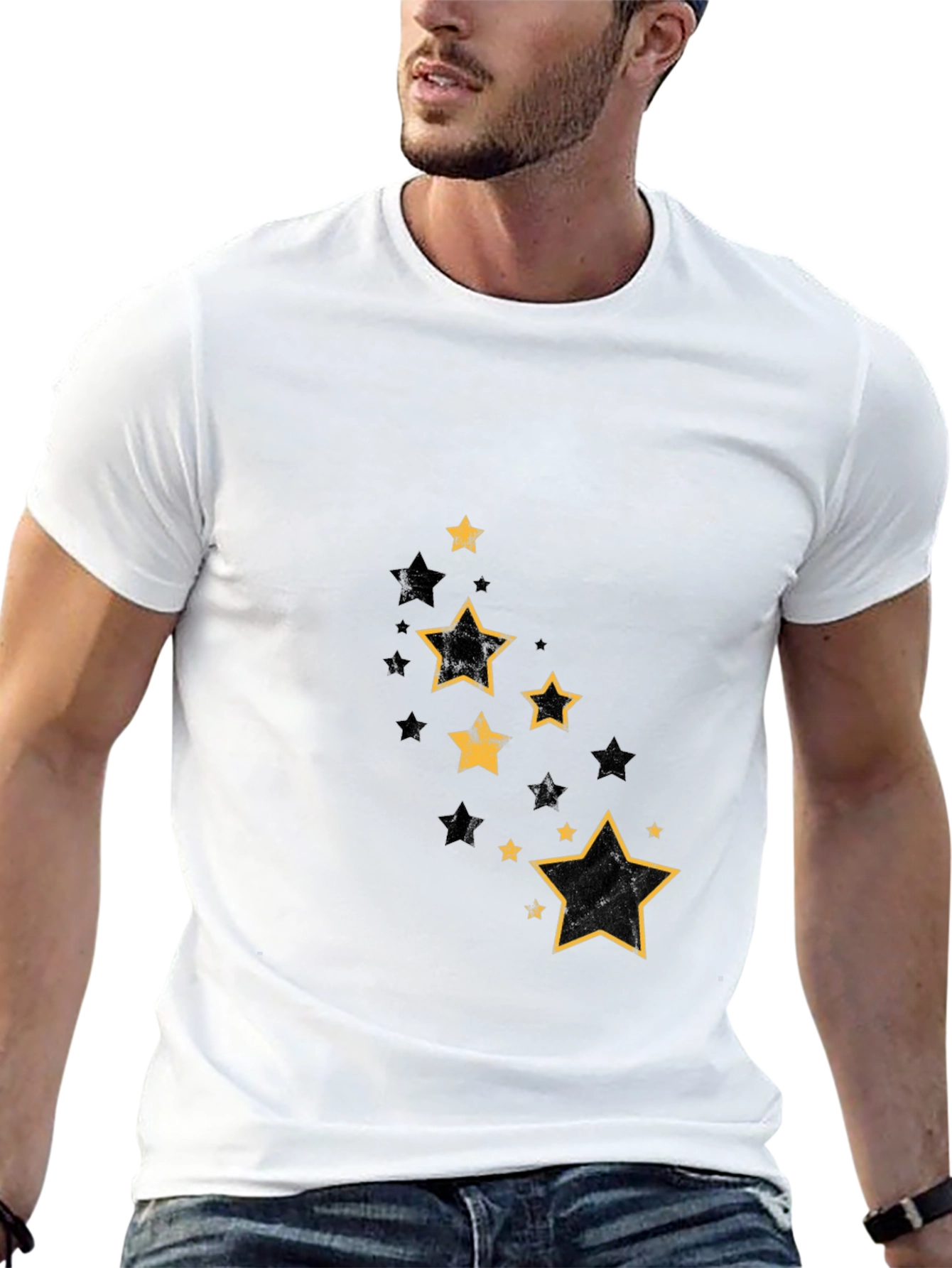 Black Star Graphic Black T-Shirt view 13