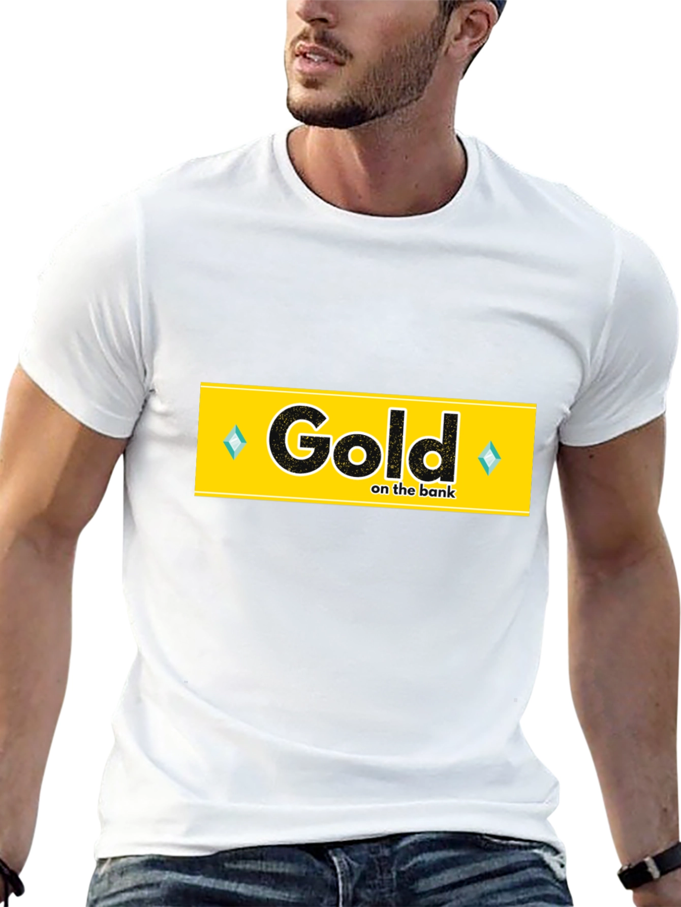Black Gold on the Bank T-Shirt - Black view 13