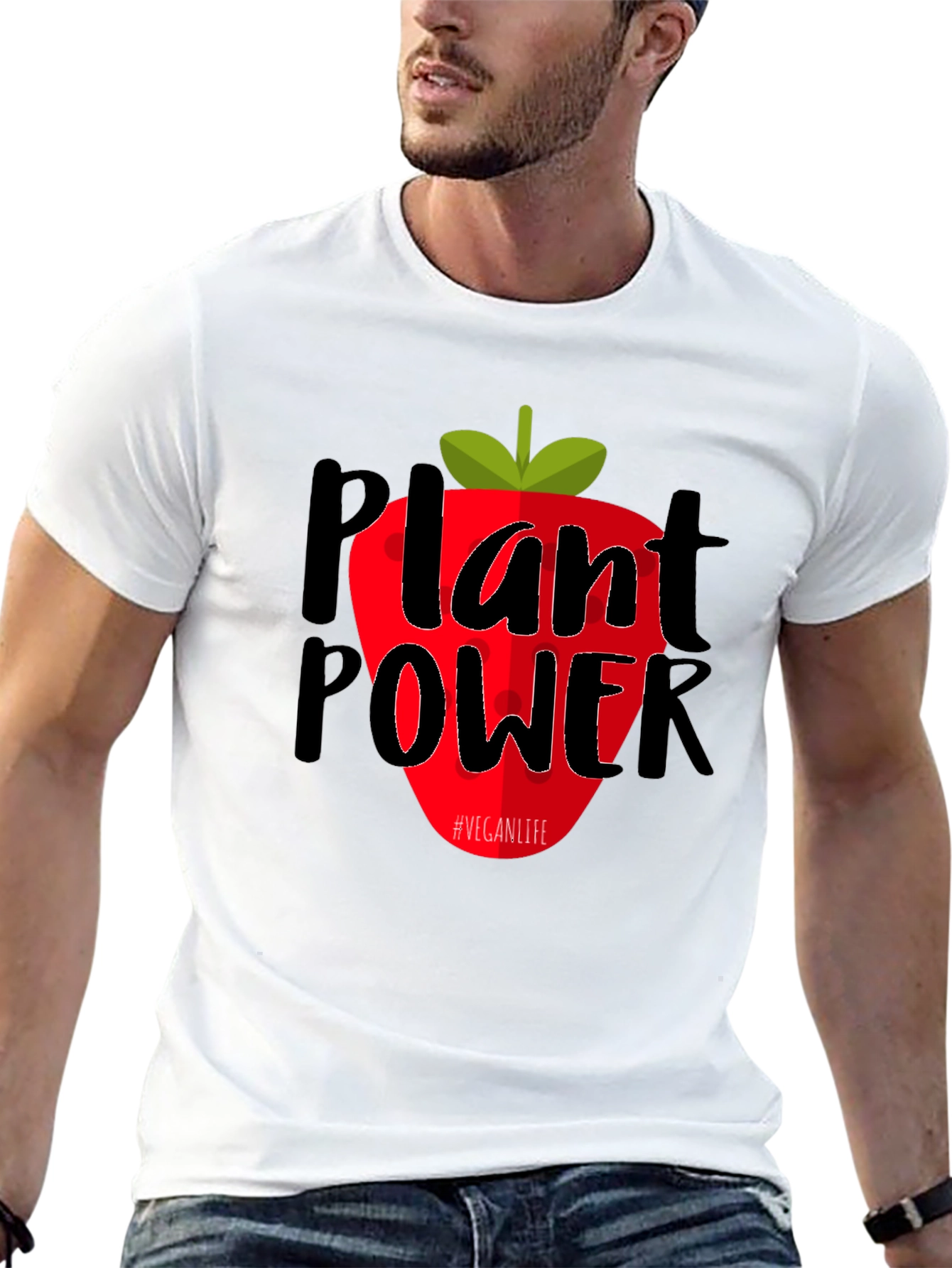 Plant Power Vegan Life T-Shirt - 13