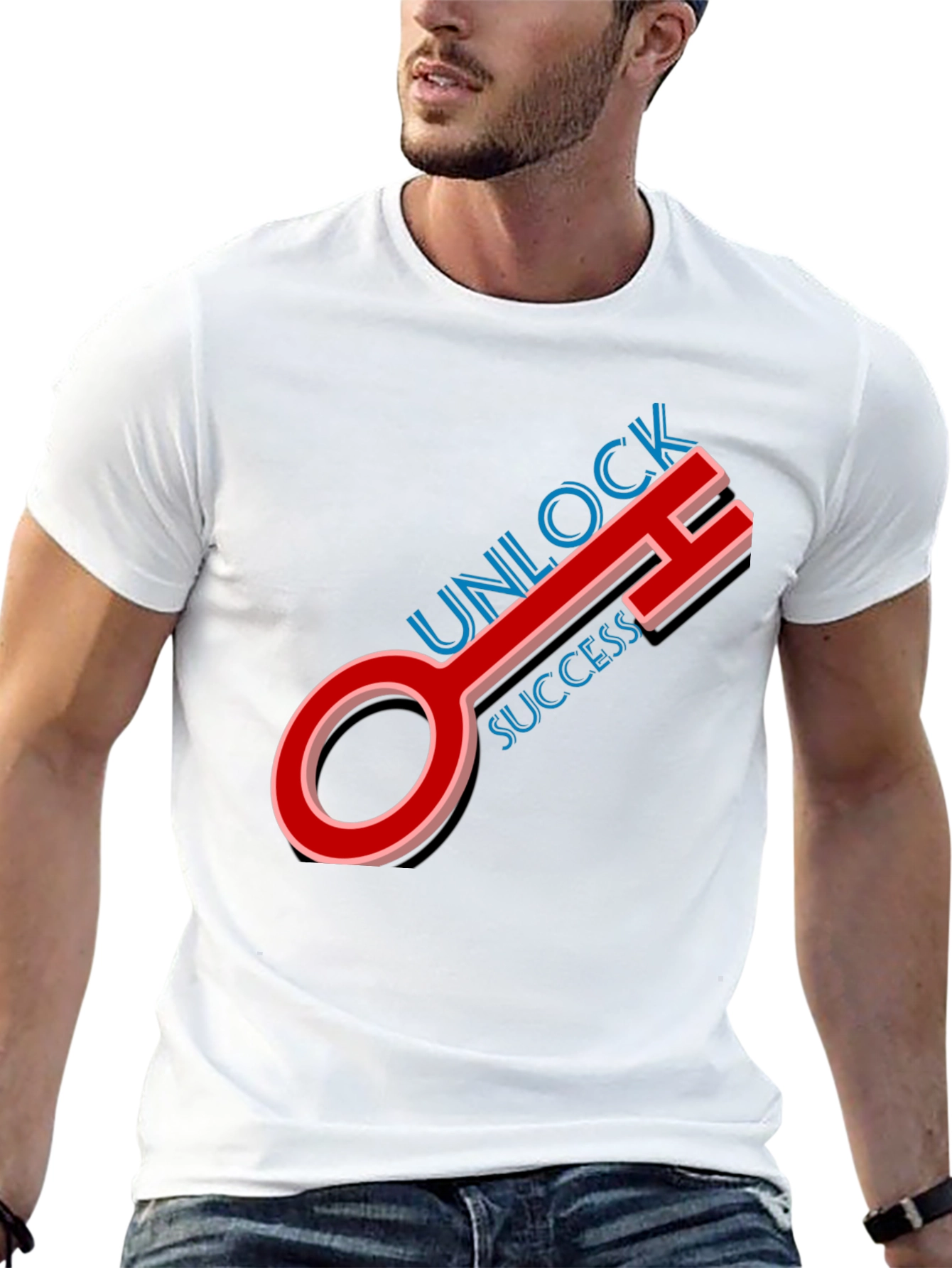 Black Unlock Success Graphic Tee - Black view 13