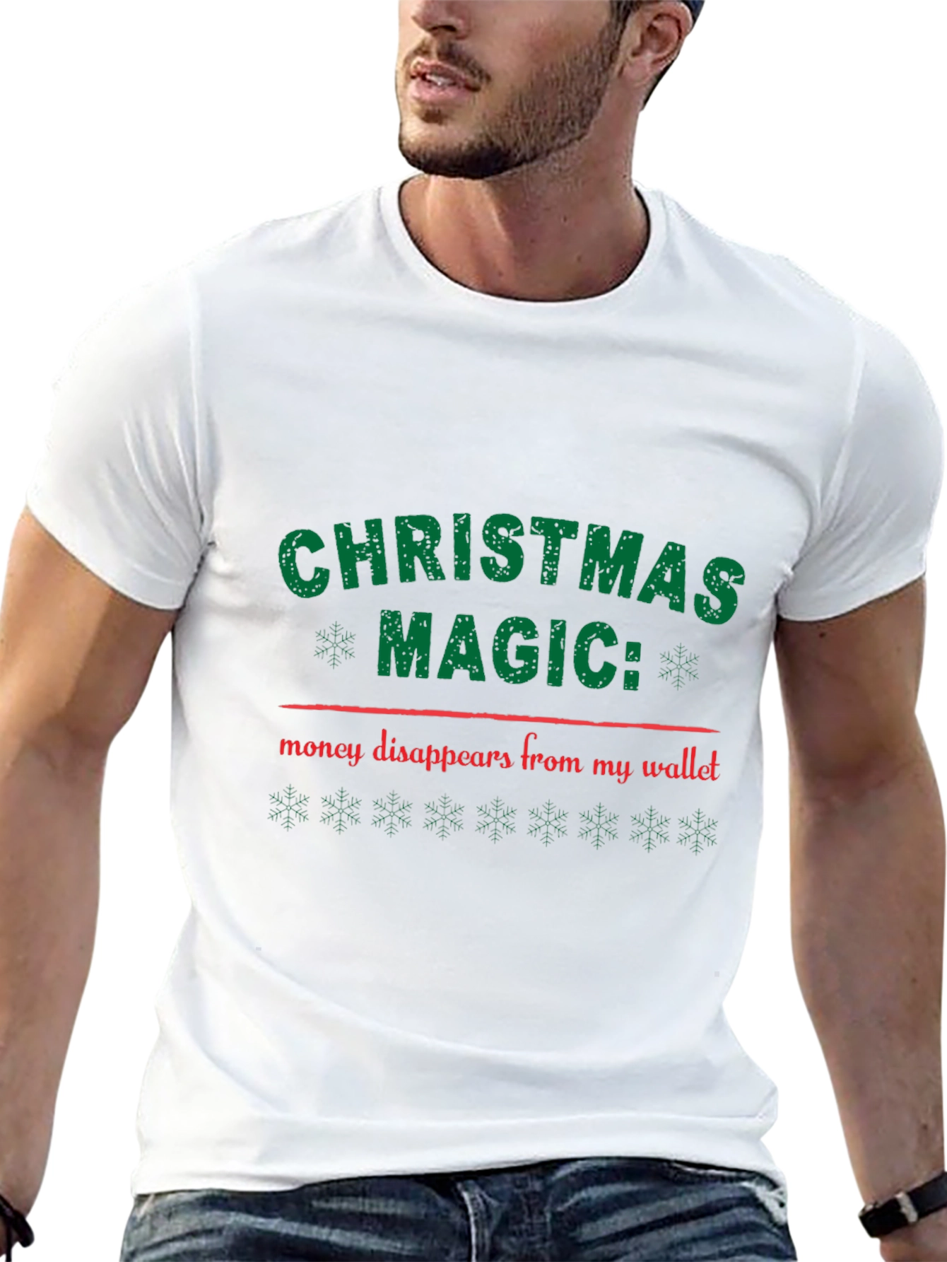 Black Christmas Magic T-Shirt: Money Disappears! view 13
