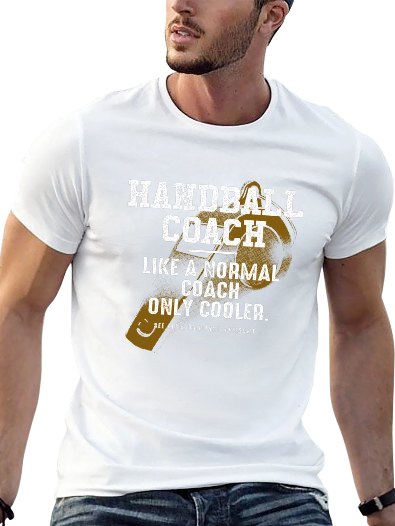 Black Handball Coach T-Shirt - Normal Coach Only Cooler view 13
