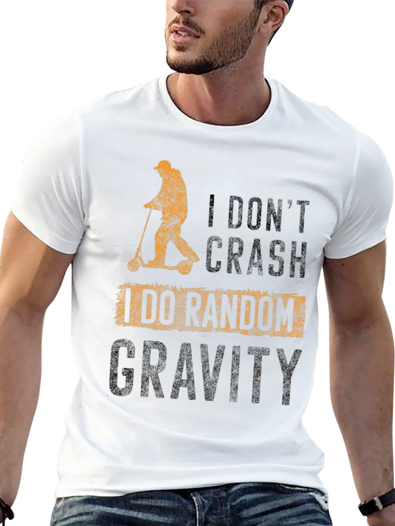 Black Random Gravity T-Shirt view 13