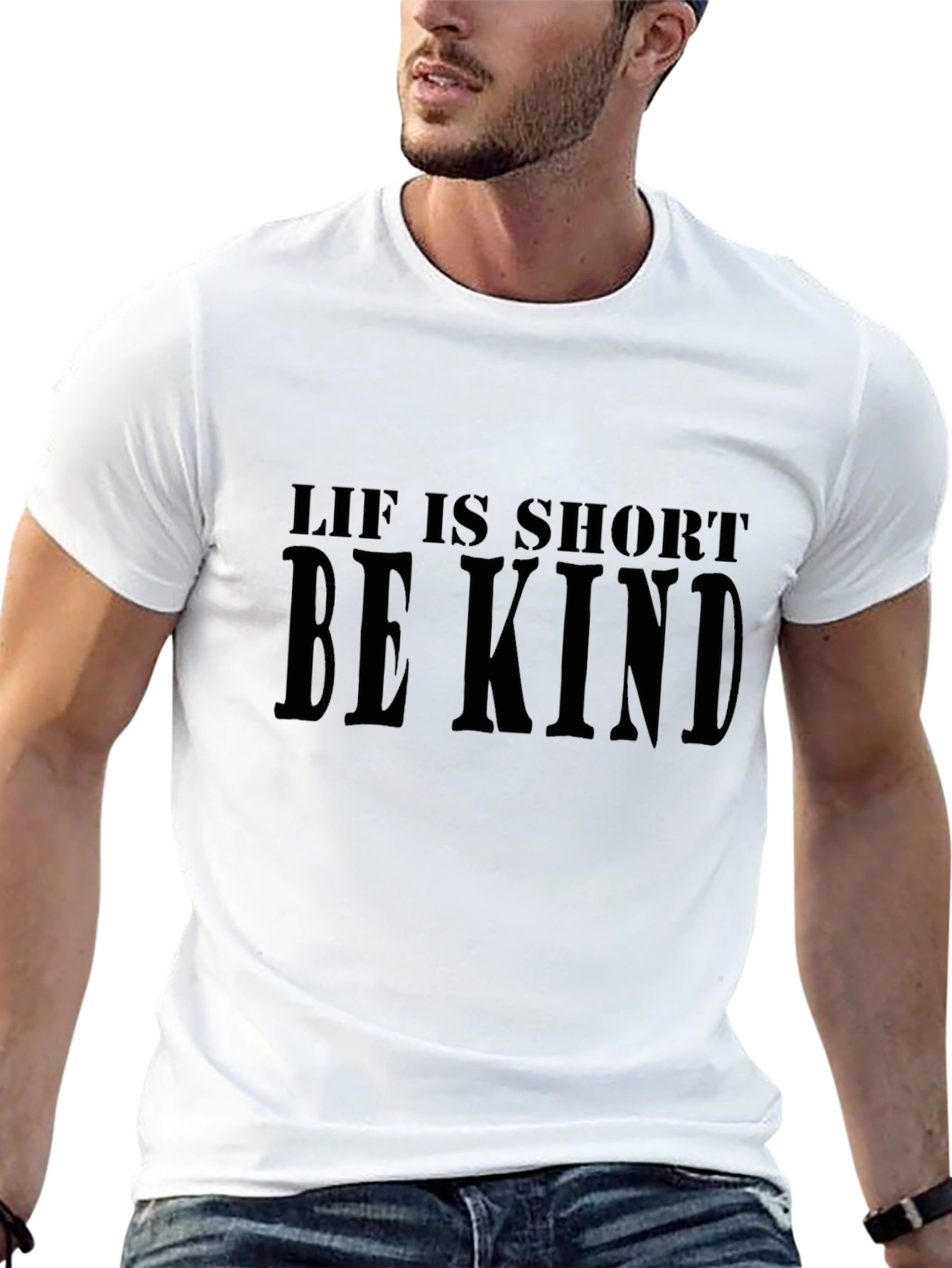 Black Life Is Short, Be Kind Black T-Shirt view 13