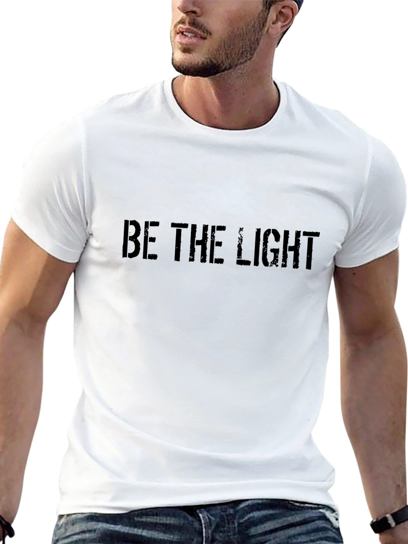 Black Be the Light Graphic Tee - Black view 13