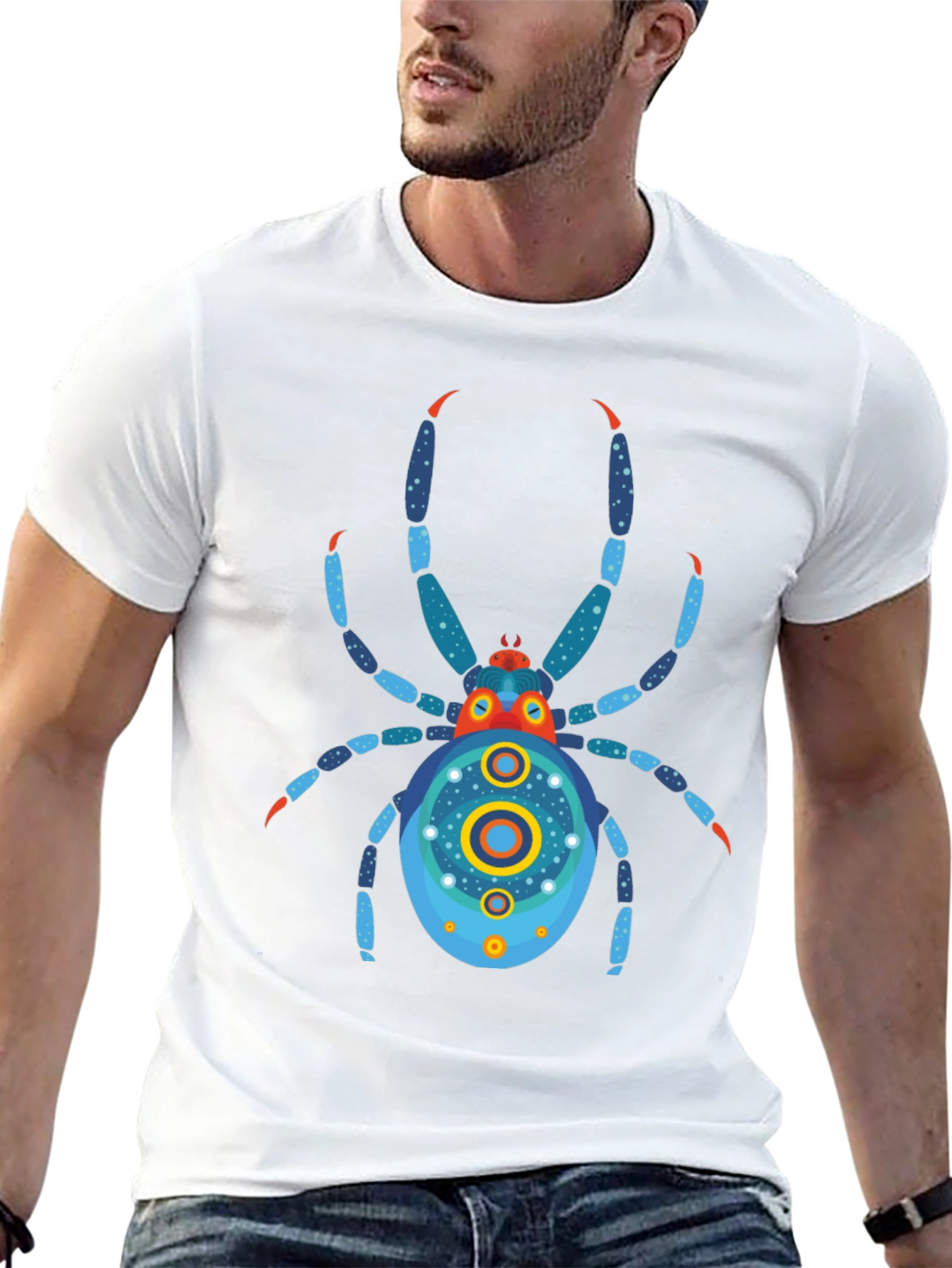 Black Spider Graphic T-Shirt view 13