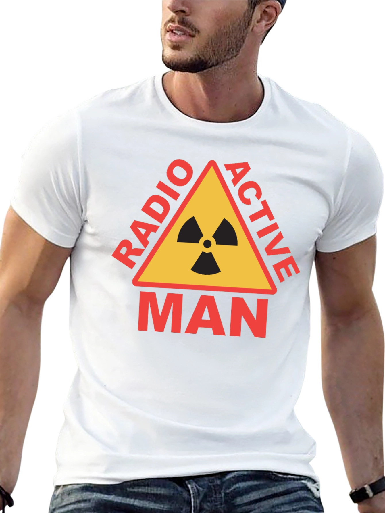 Black Radioactive Man T-Shirt - Nuclear Symbol Tee view 13