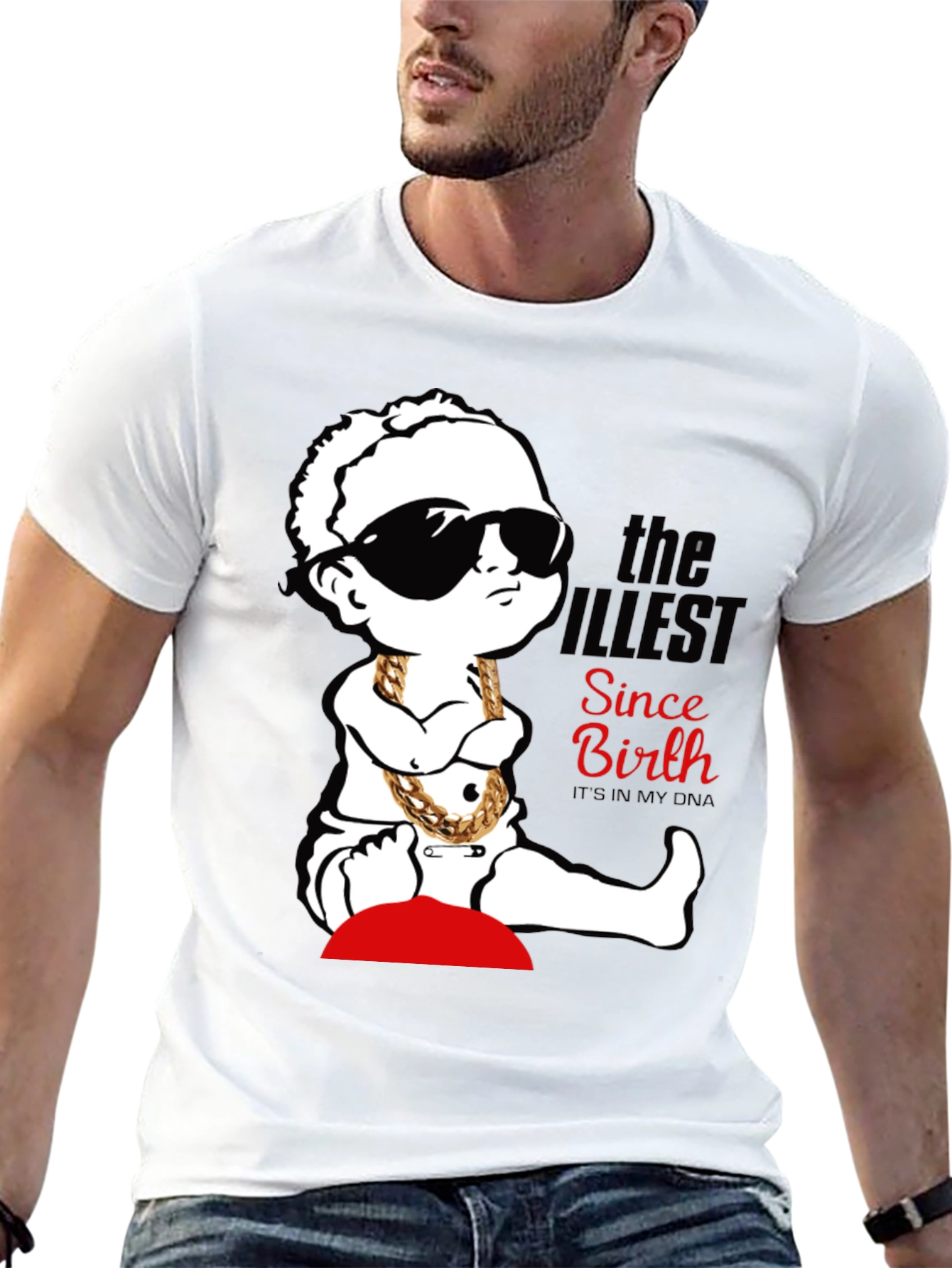 Cool Baby Graphic Tee - "The Illest Since Birth" Black T-Shirt - 13