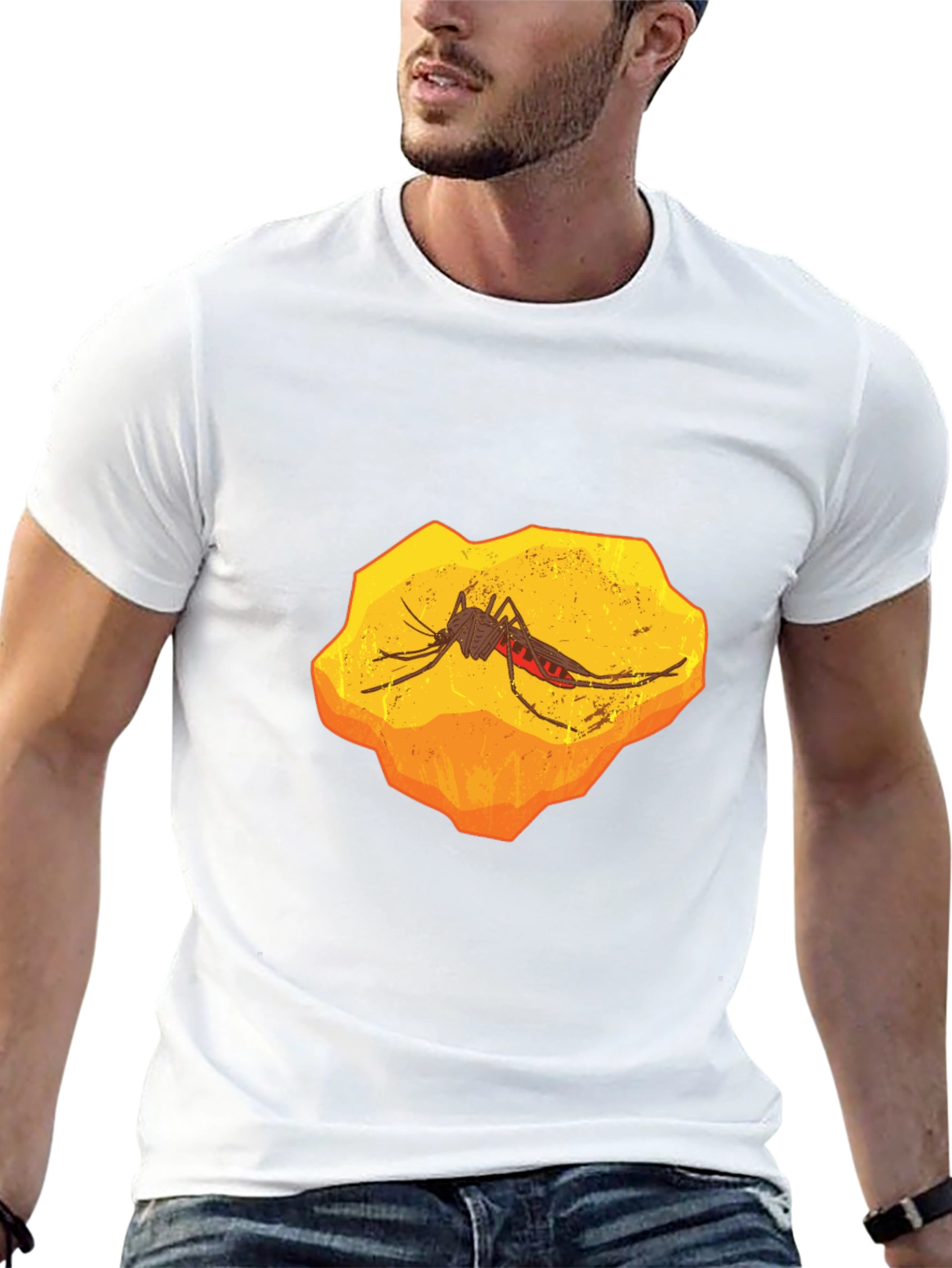 Amber Fossil Mosquito Graphic T-Shirt - 13