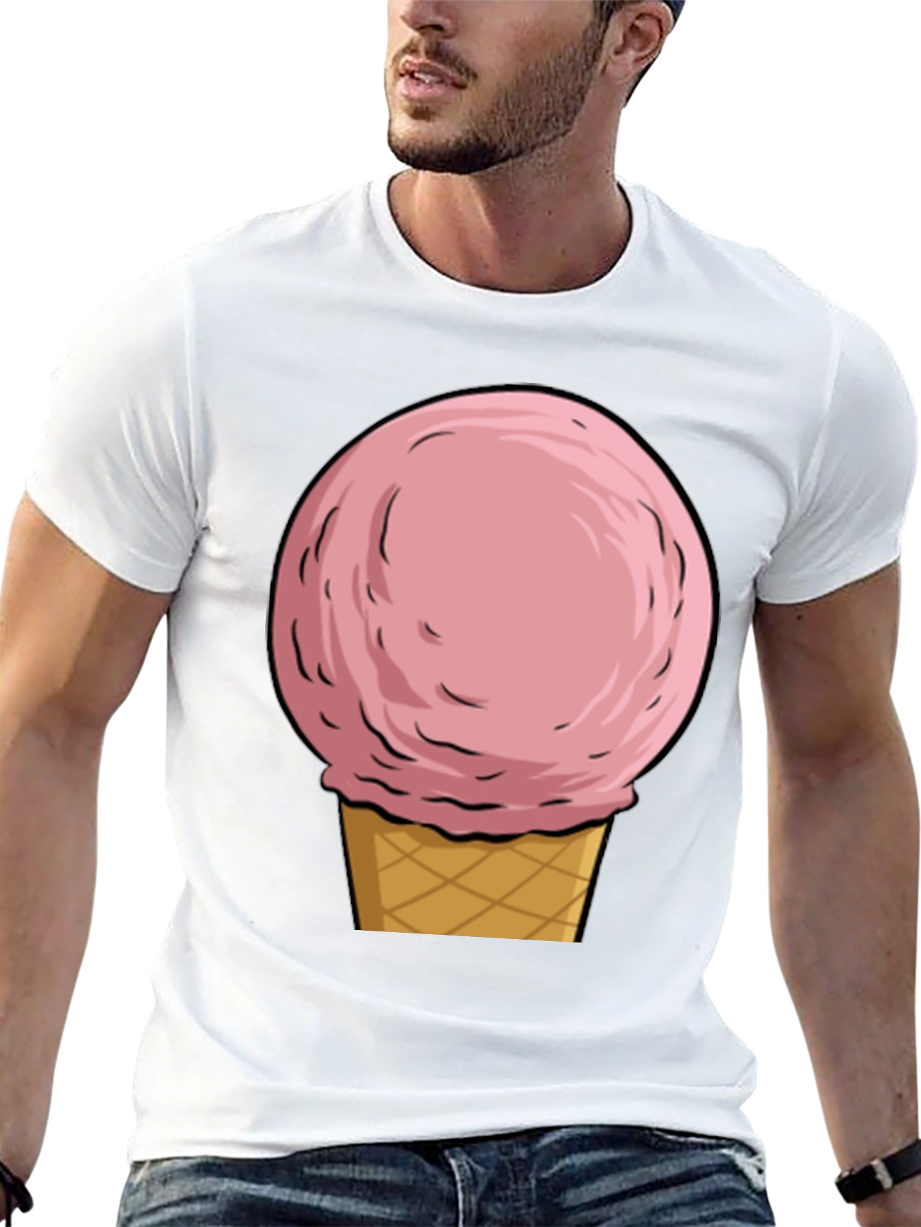 Black Ice Cream Graphic Tee - Summer Fun view 13