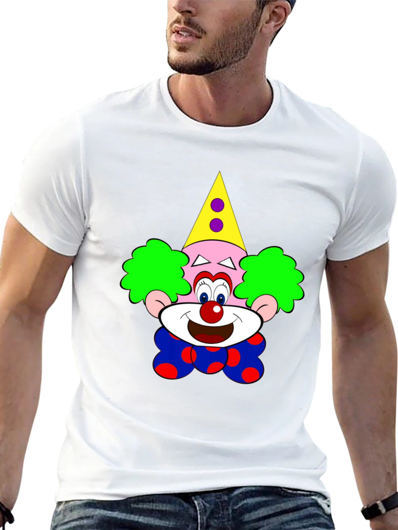 Black Clown Graphic Black T-Shirt - Fun & Unique! view 13
